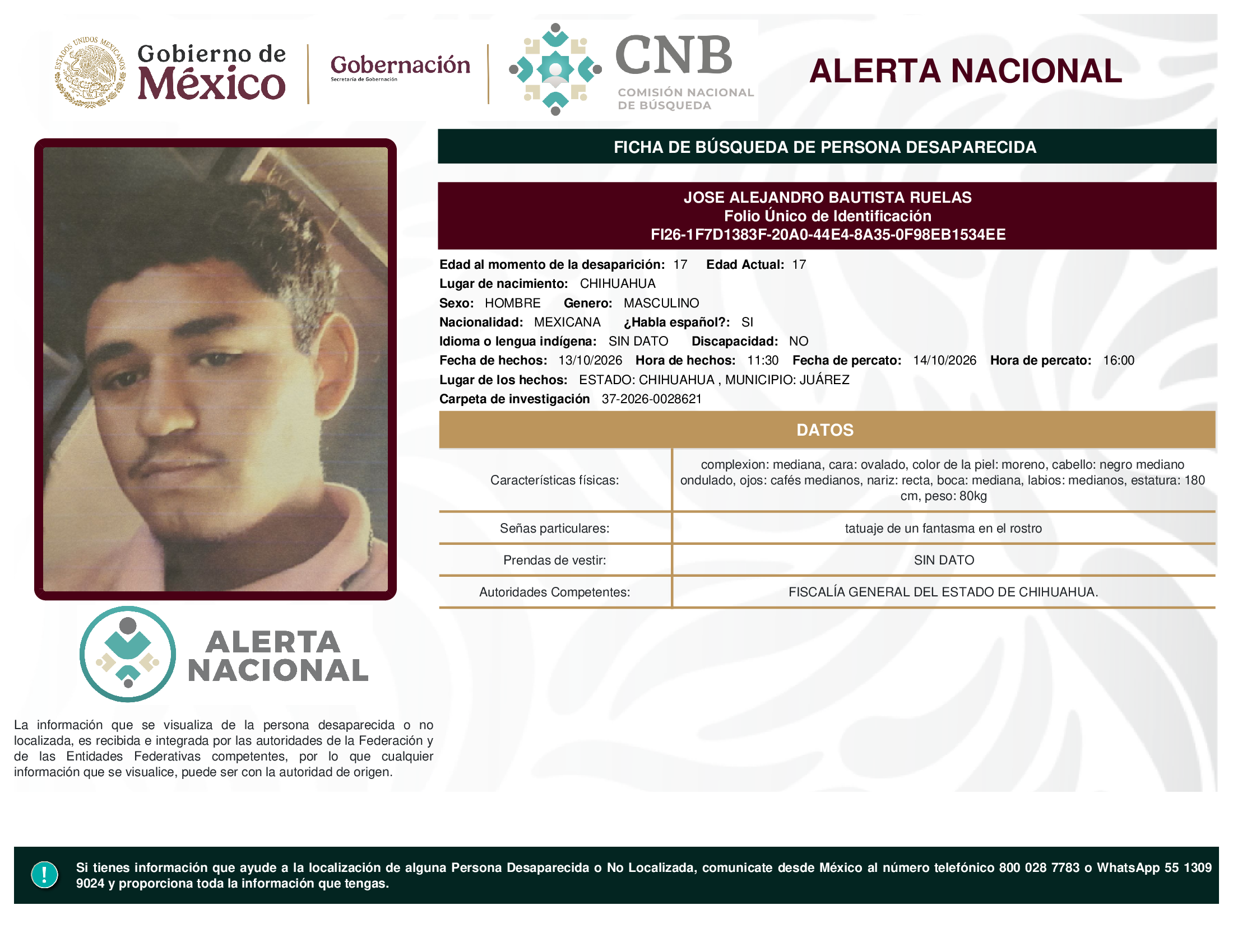 JOSE ALEJANDRO BAUTISTA RUELAS