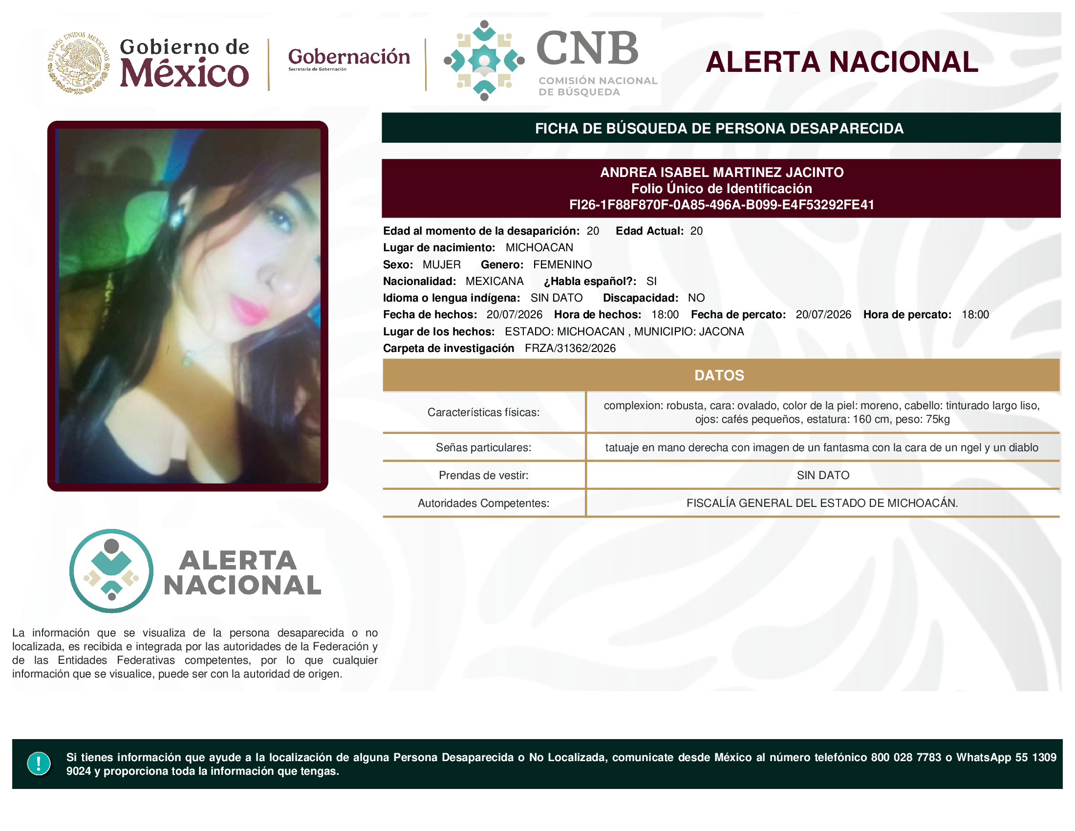 ANDREA ISABEL MARTINEZ JACINTO