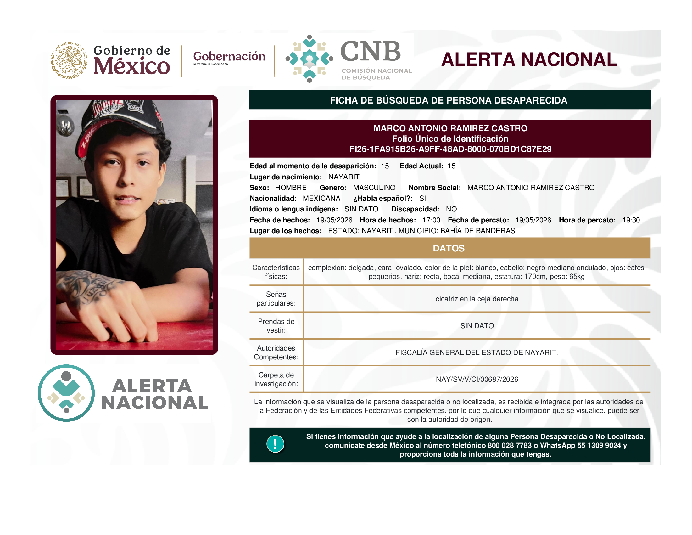 MARCO ANTONIO RAMIREZ CASTRO