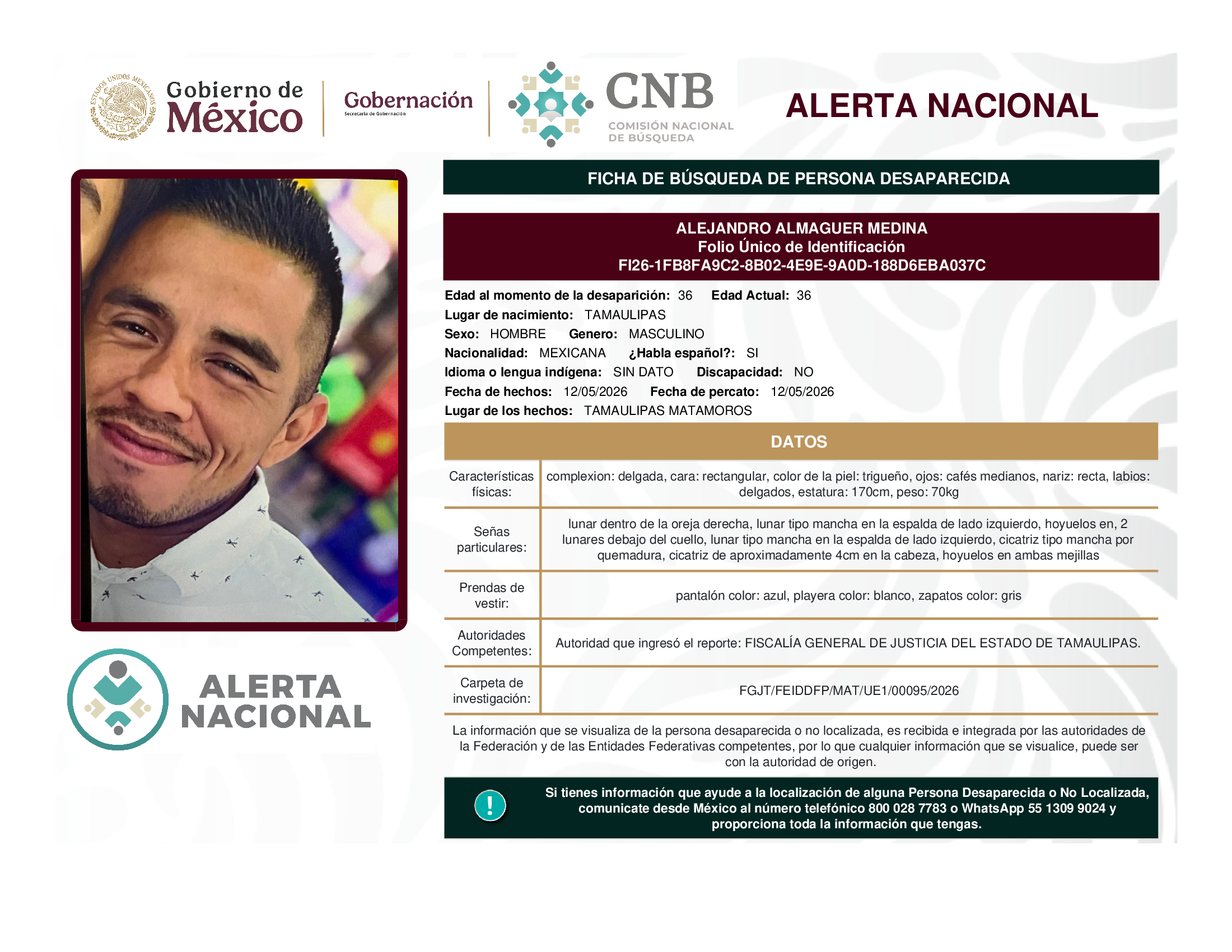 ALEJANDRO ALMAGUER MEDINA