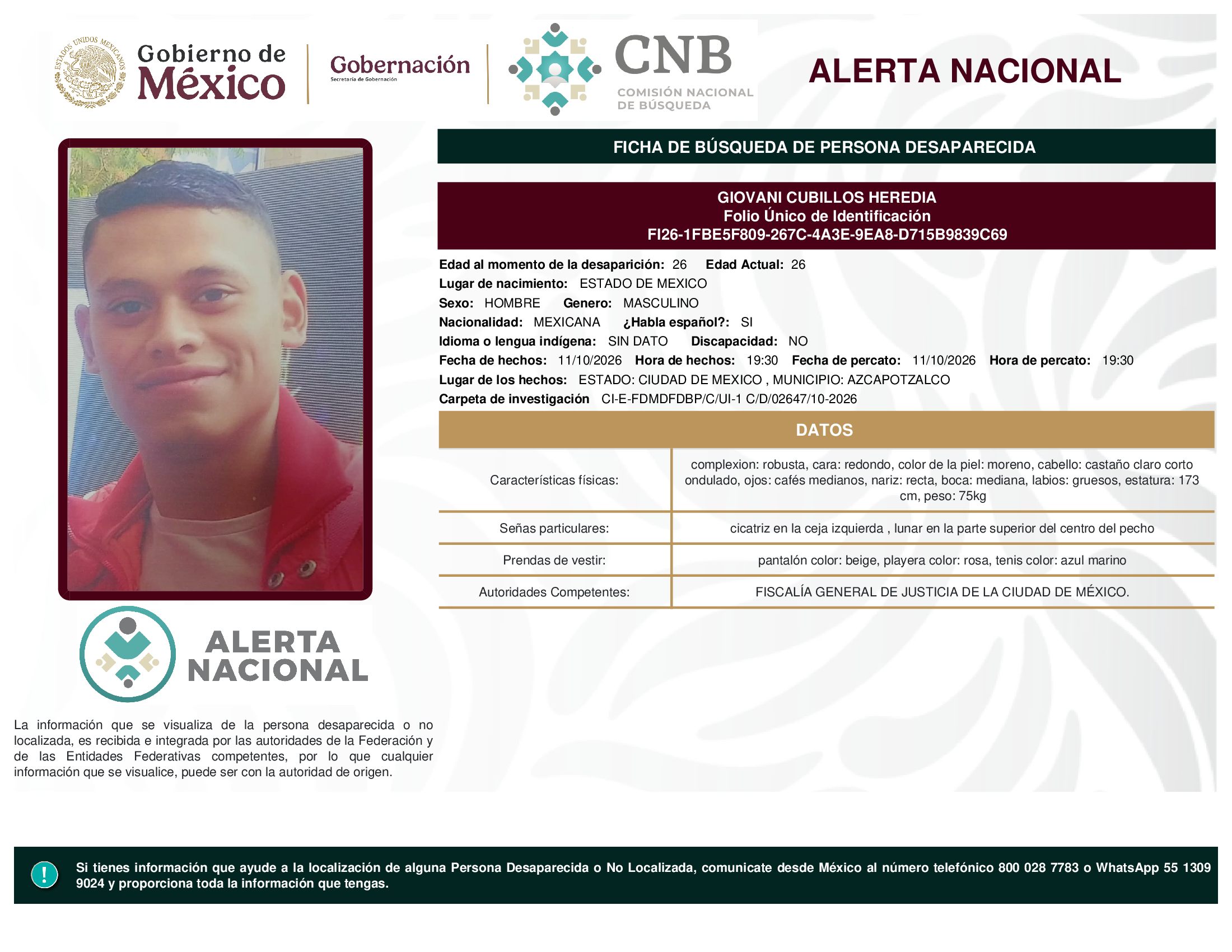 GIOVANI CUBILLOS HEREDIA