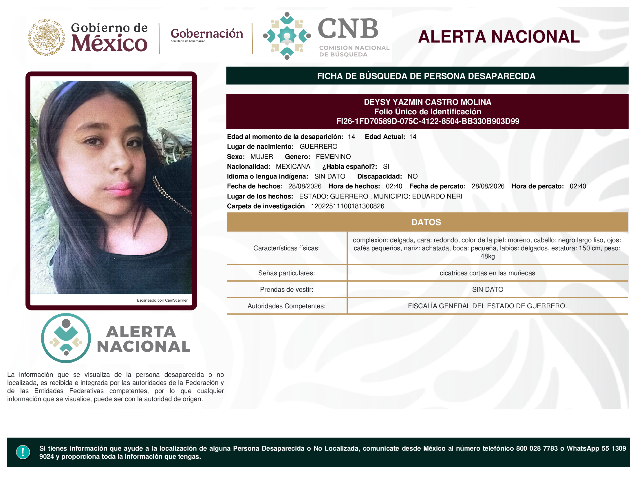 DEYSY YAZMIN CASTRO MOLINA
