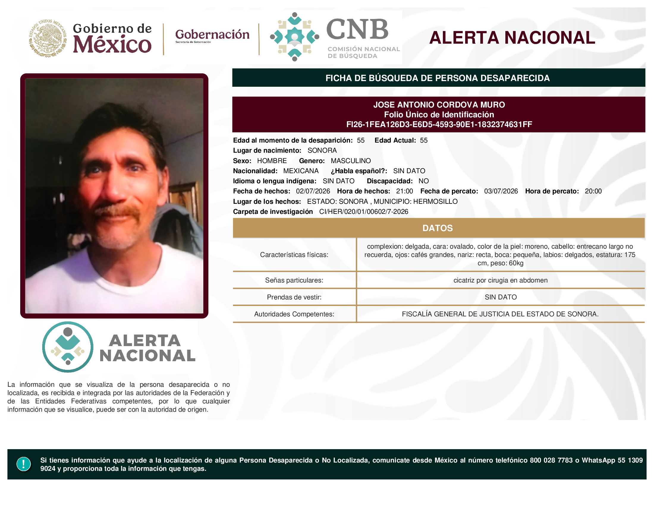 JOSE ANTONIO CORDOVA MURO