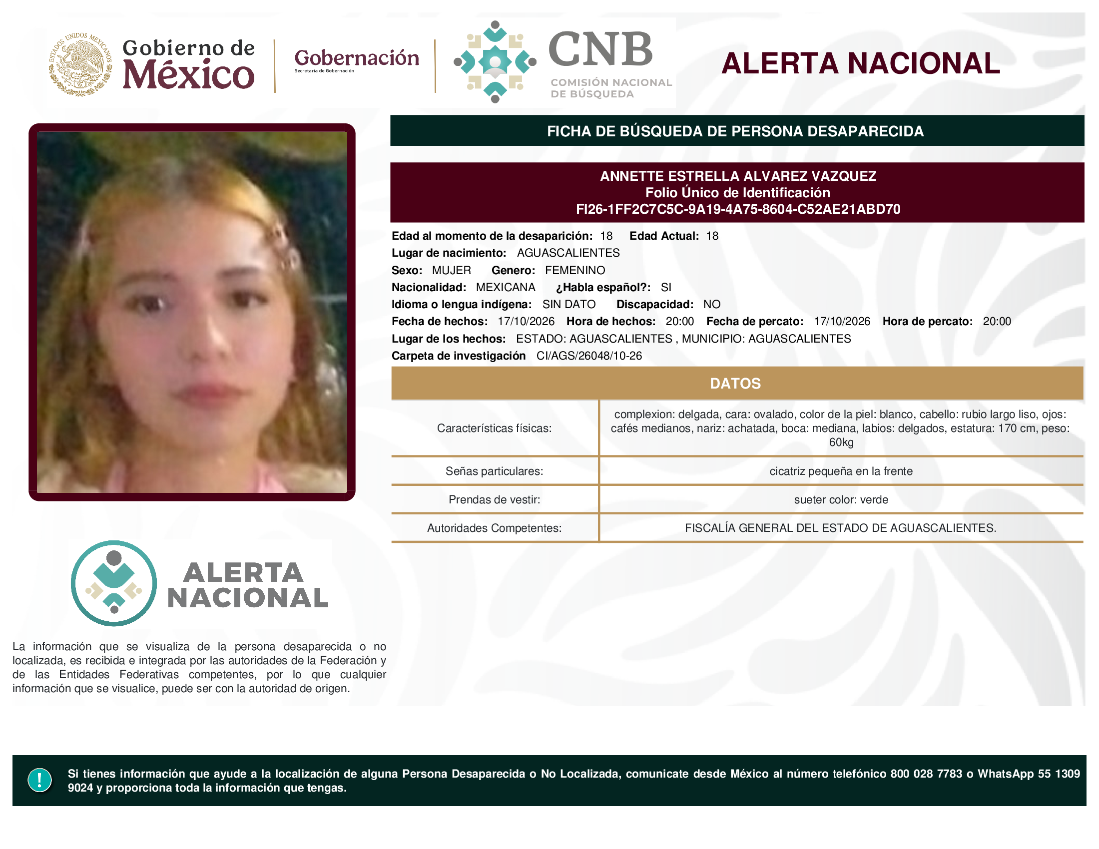 ANNETTE ESTRELLA ALVAREZ VAZQUEZ