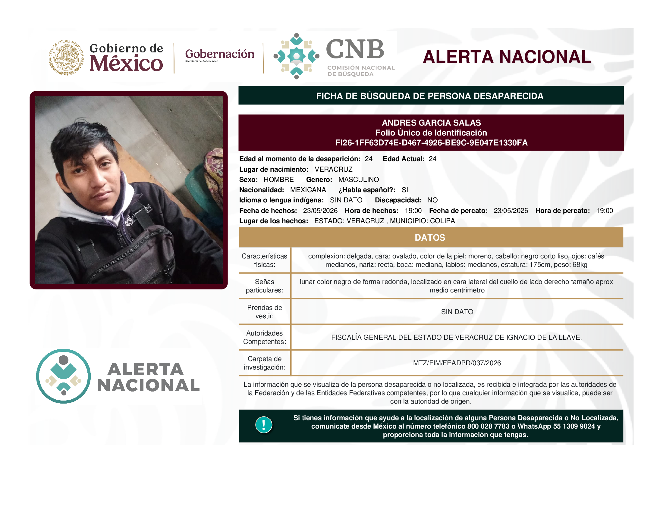 ANDRES GARCIA SALAS