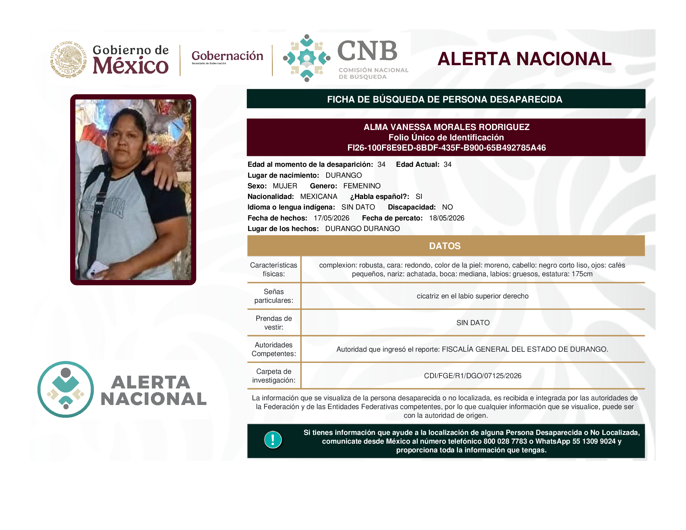 ALMA VANESSA MORALES RODRIGUEZ