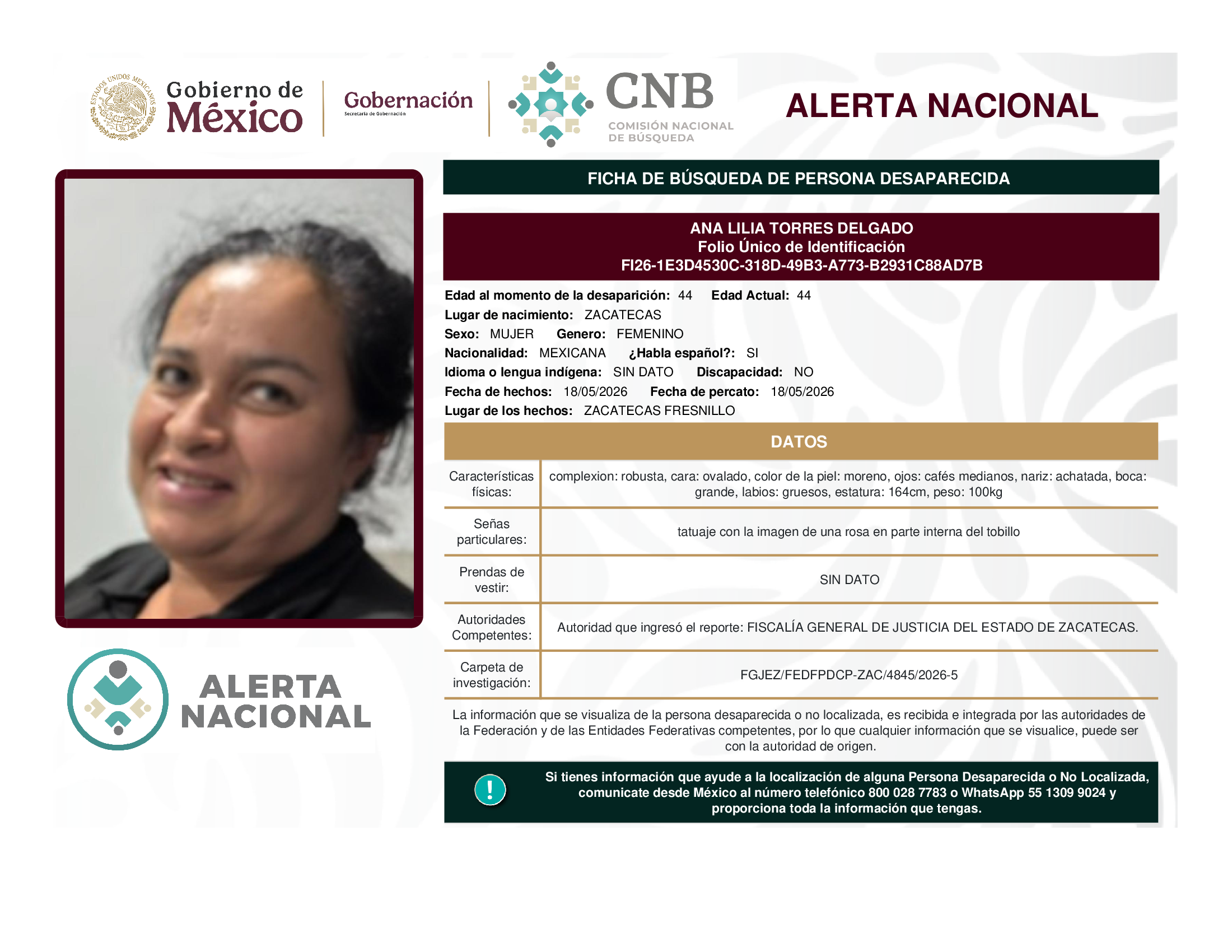 ANA LILIA TORRES DELGADO