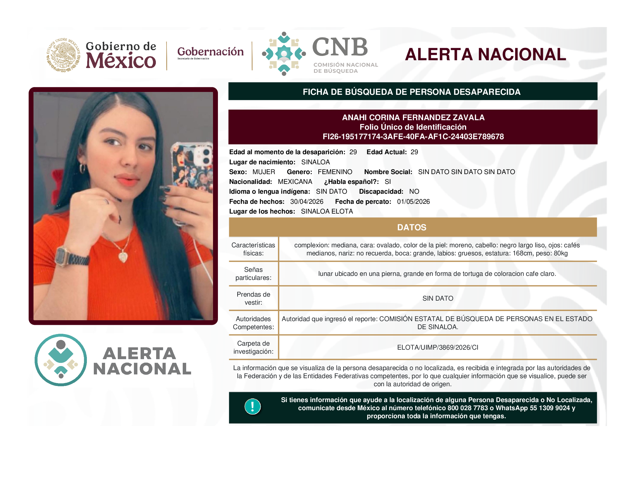 ANAHI CORINA FERNANDEZ ZAVALA