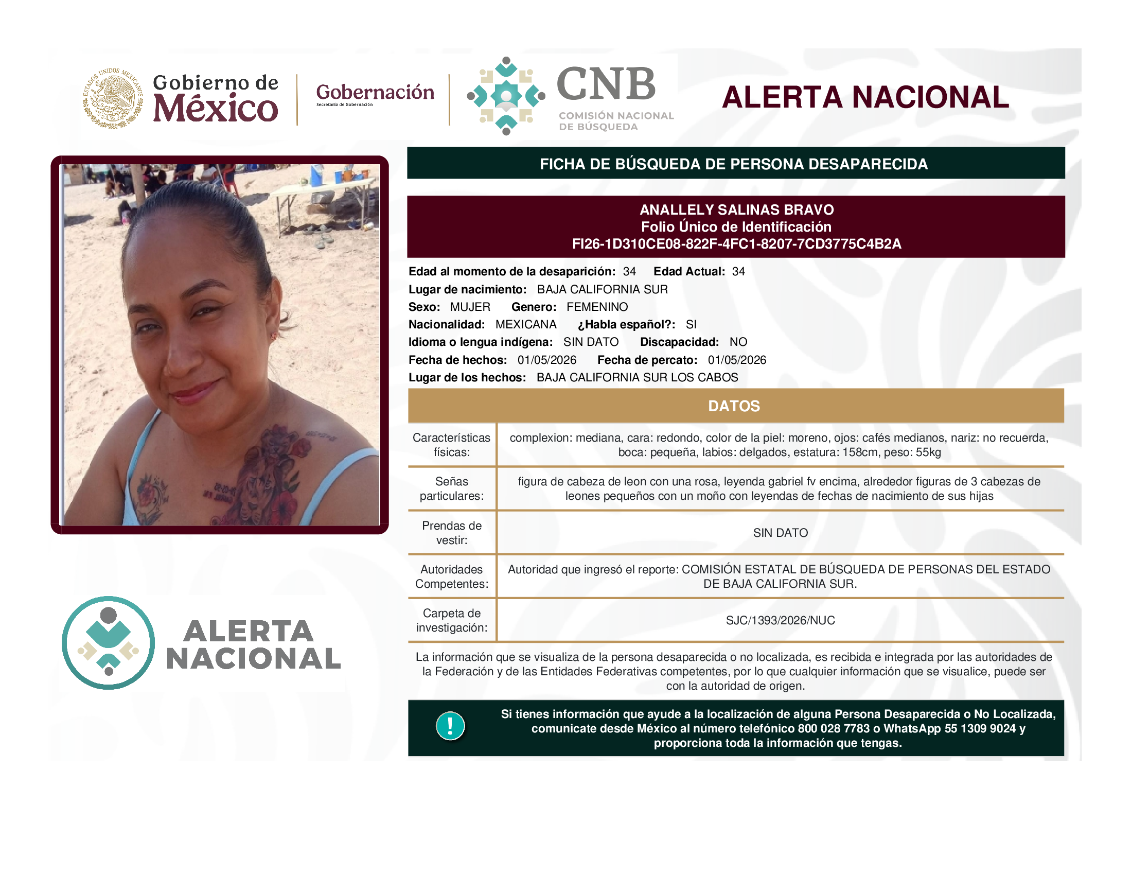 ANALLELY SALINAS BRAVO