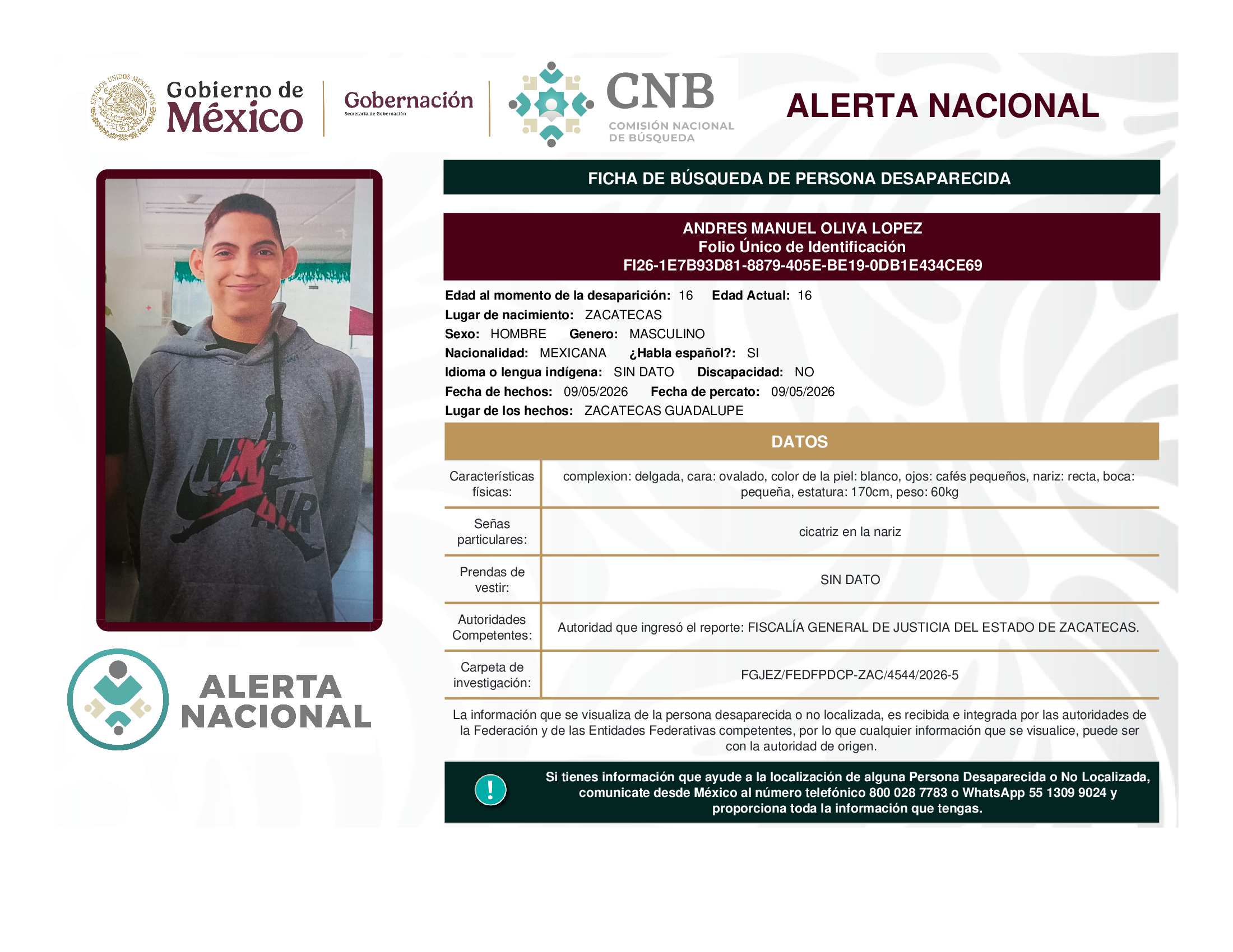 ANDRES MANUEL OLIVA LOPEZ