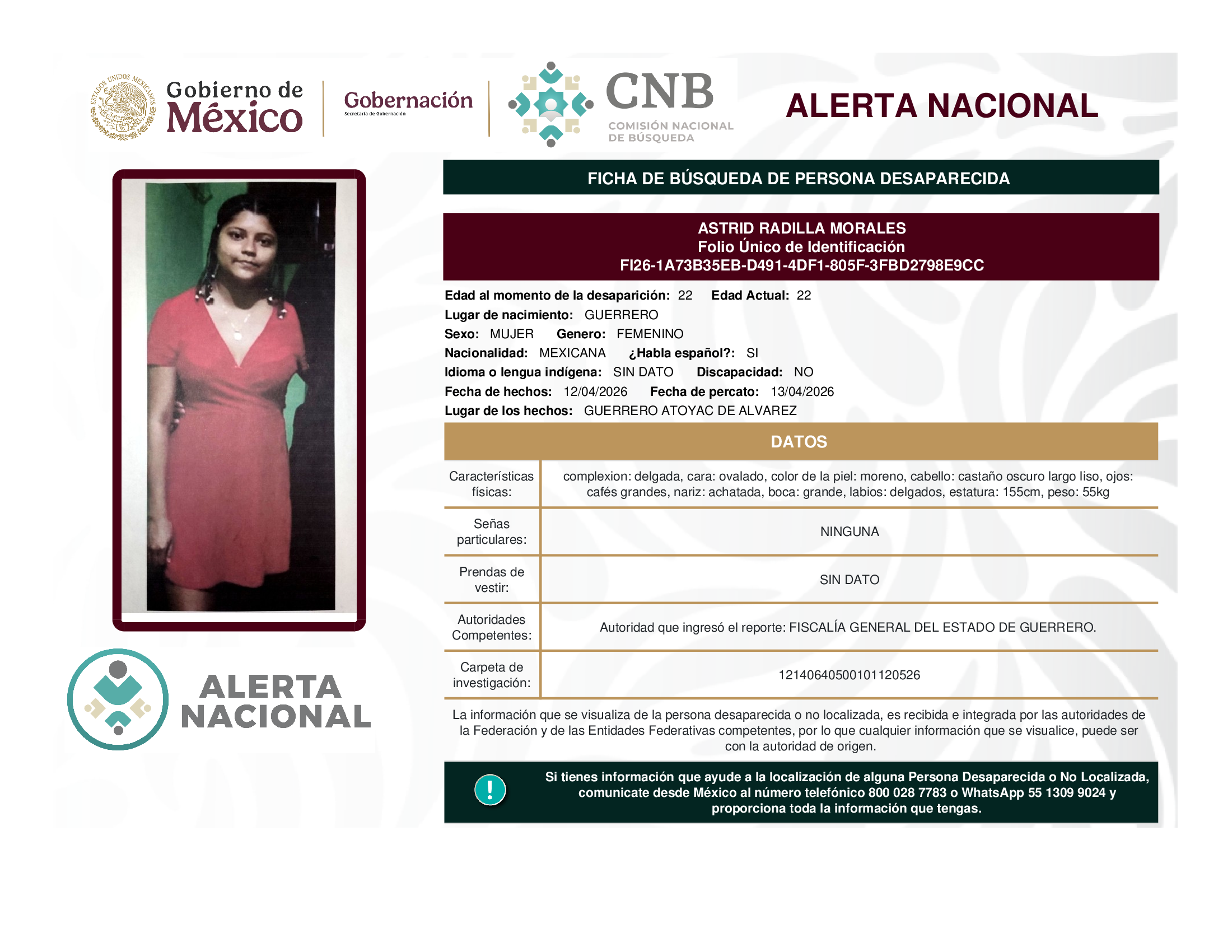 ASTRID RADILLA MORALES