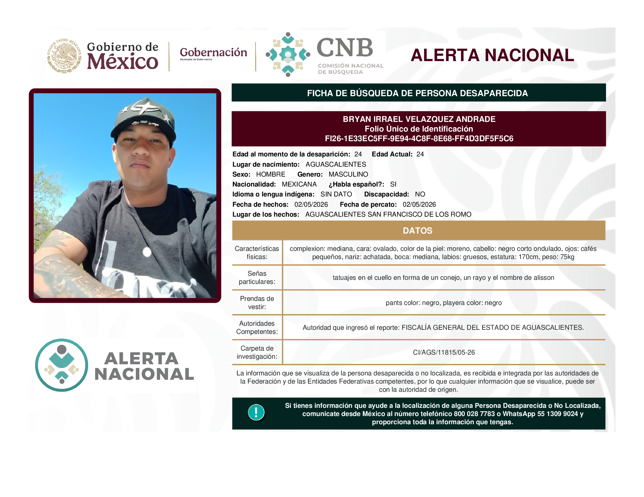 BRYAN IRRAEL VELAZQUEZ ANDRADE