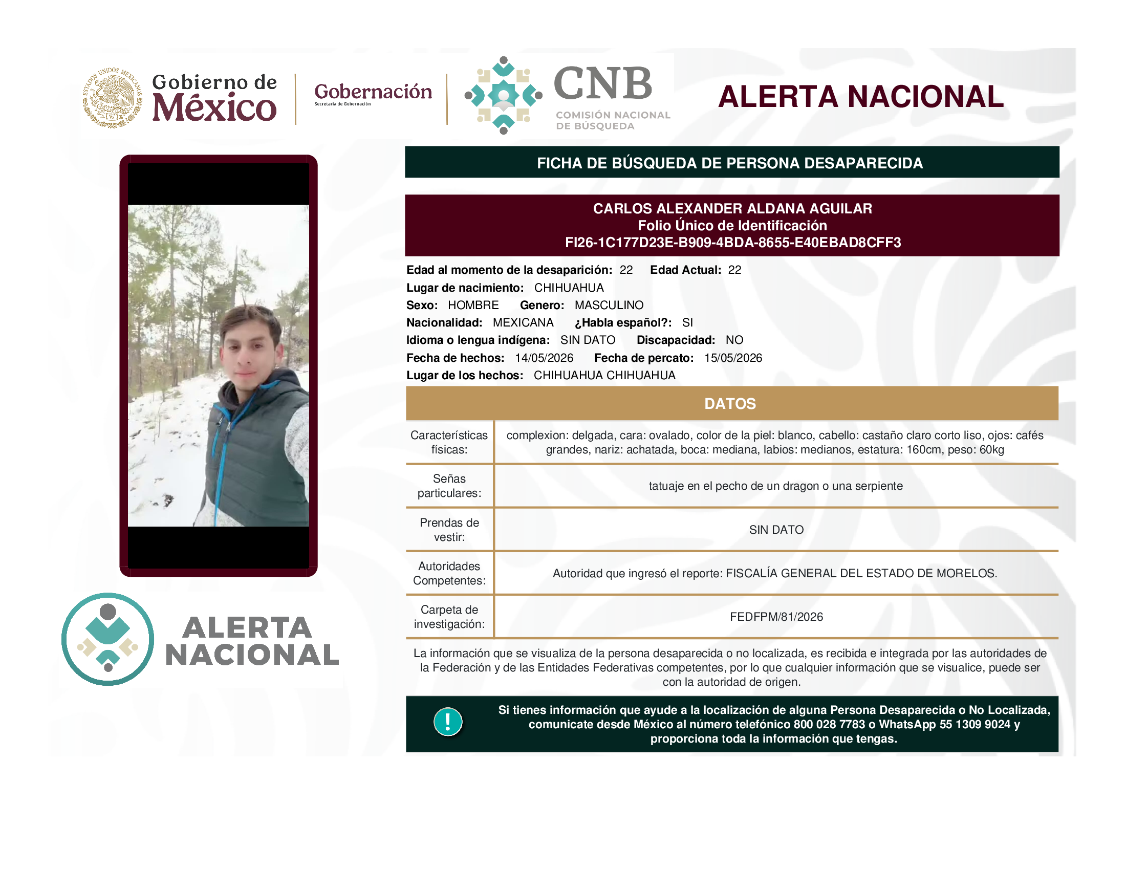 CARLOS ALEXANDER ALDANA AGUILAR