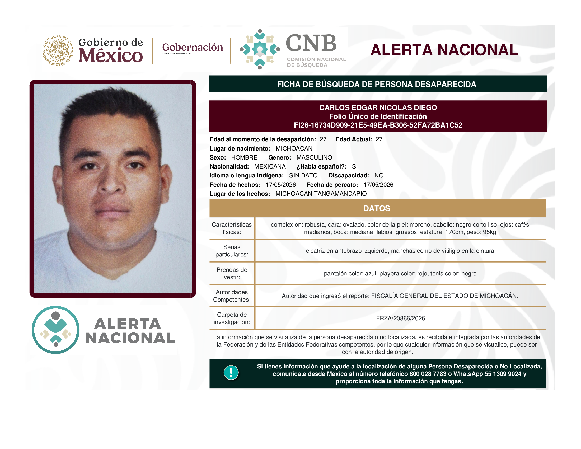 CARLOS EDGAR NICOLAS DIEGO