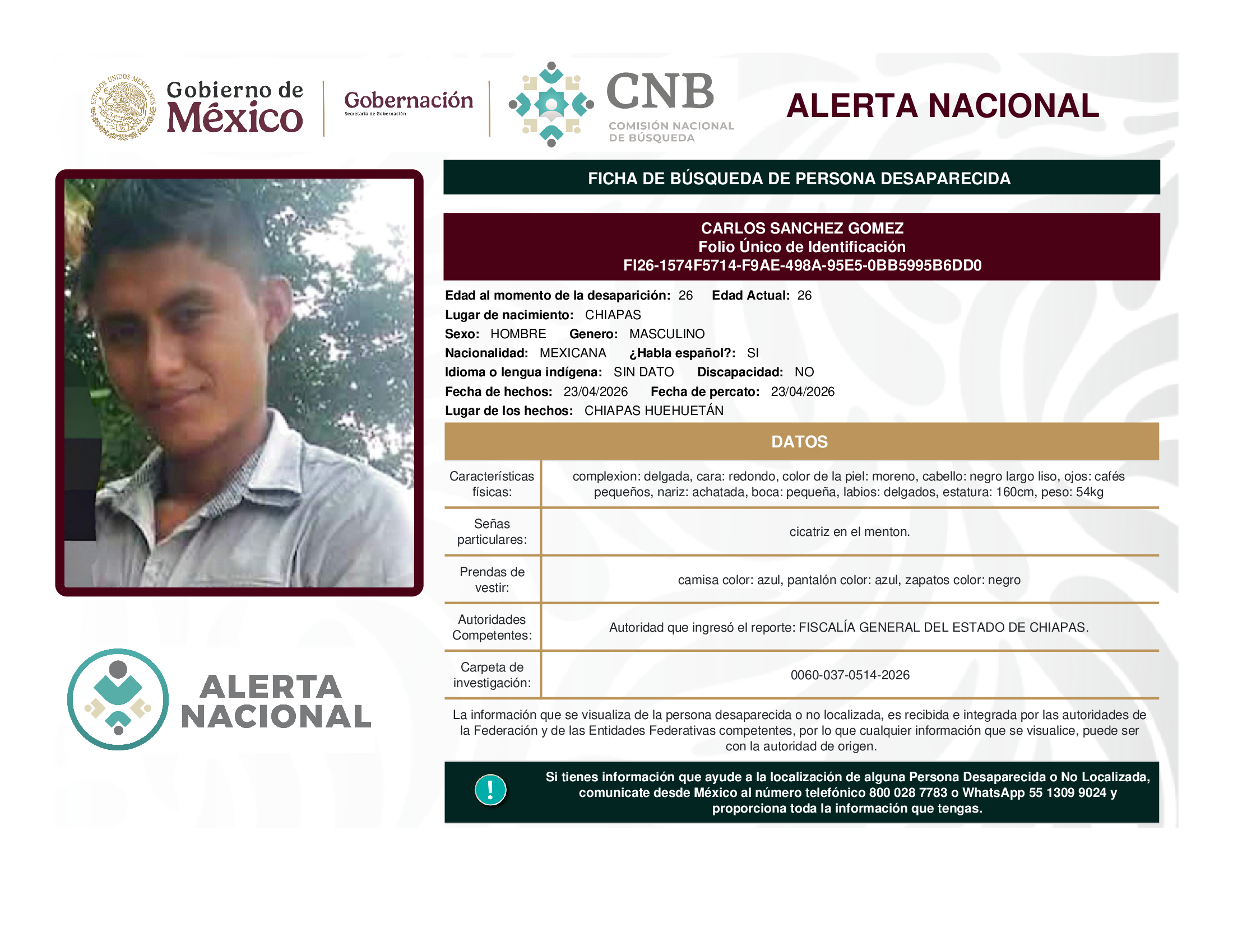 CARLOS SANCHEZ GOMEZ