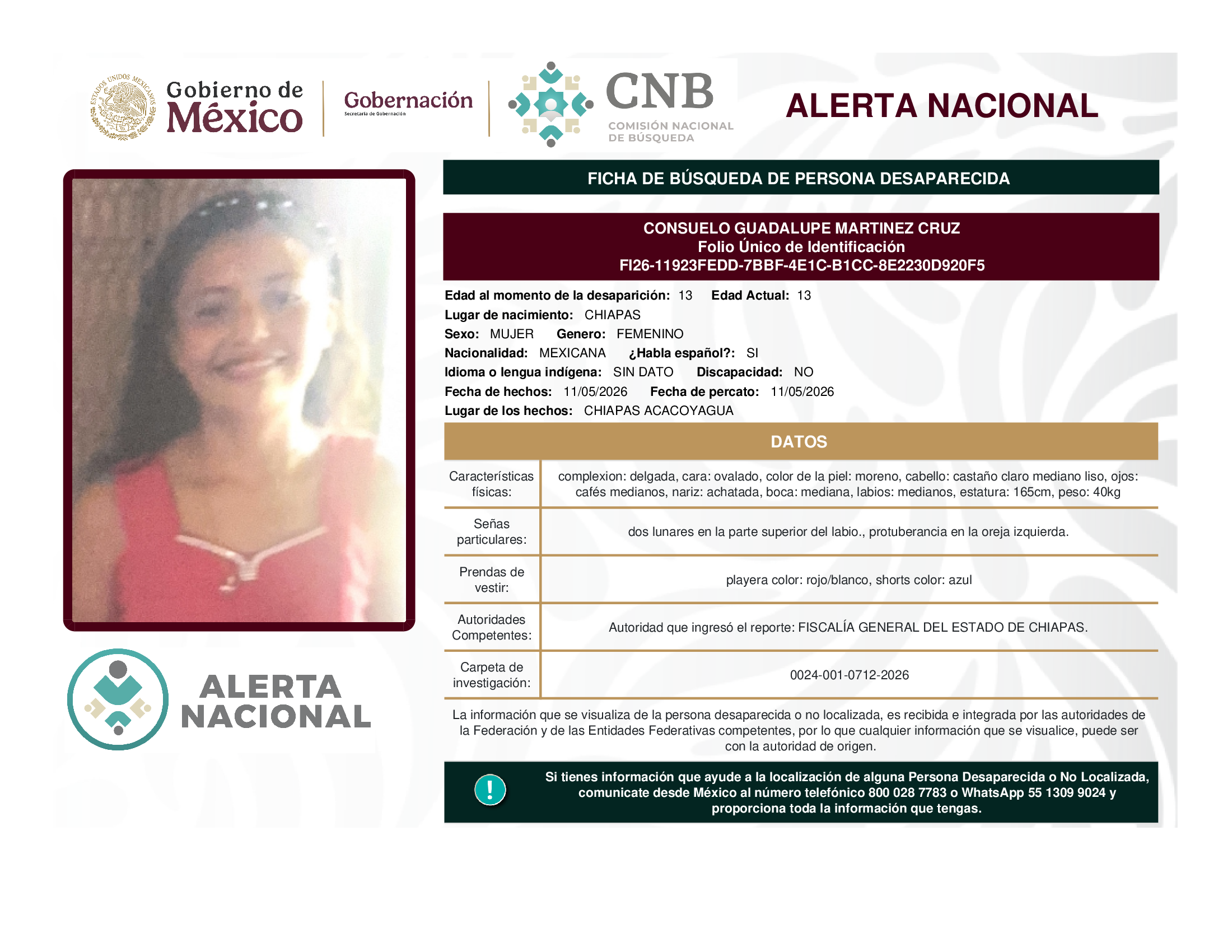CONSUELO GUADALUPE MARTINEZ CRUZ