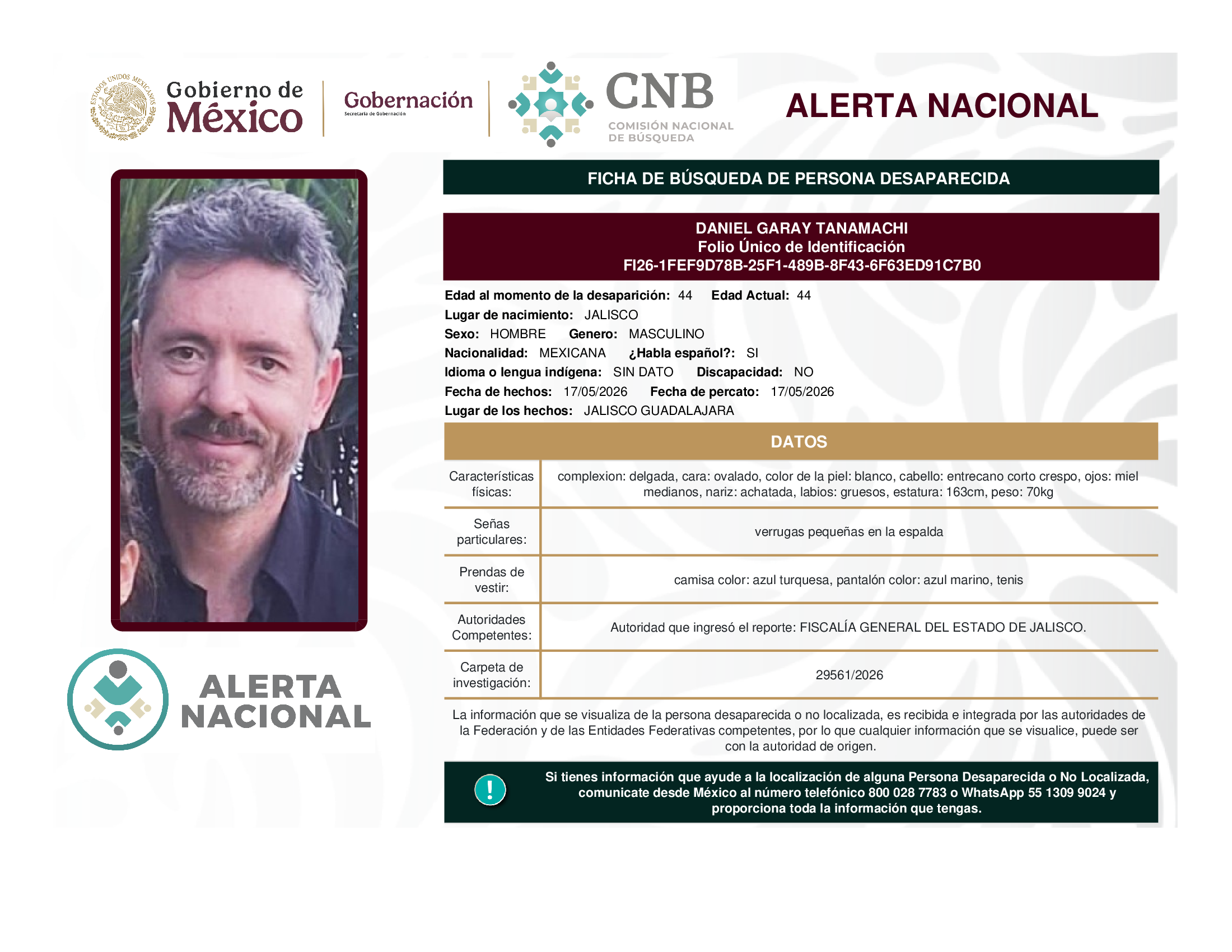 DANIEL GARAY TANAMACHI