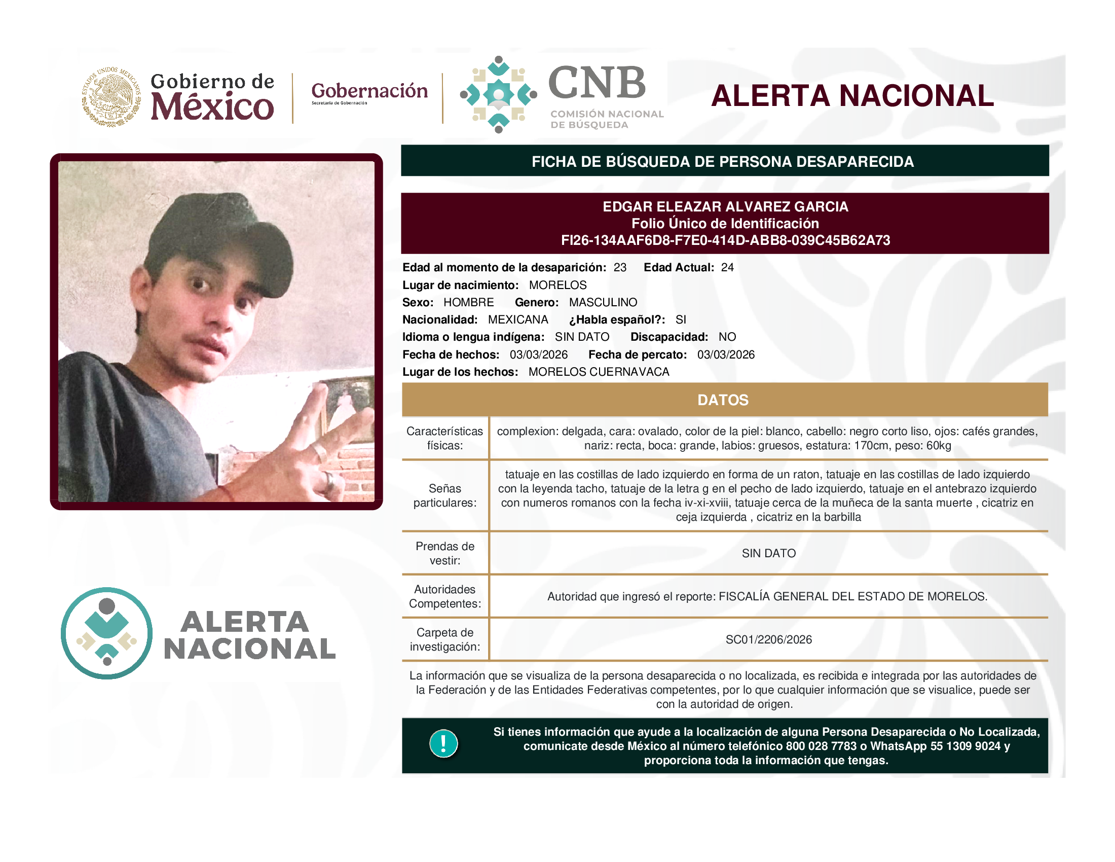 EDGAR ELEAZAR ALVAREZ GARCIA