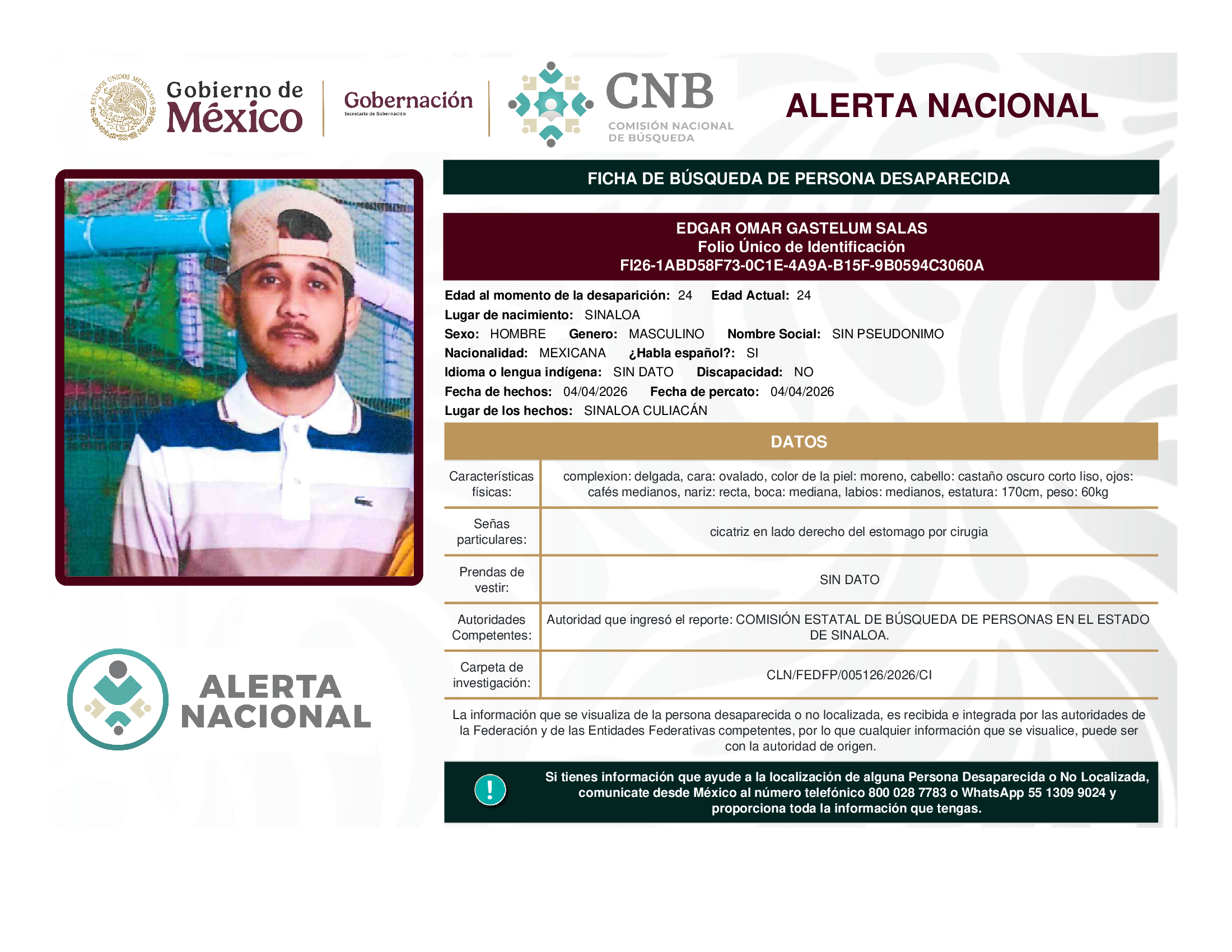 EDGAR OMAR GASTELUM SALAS