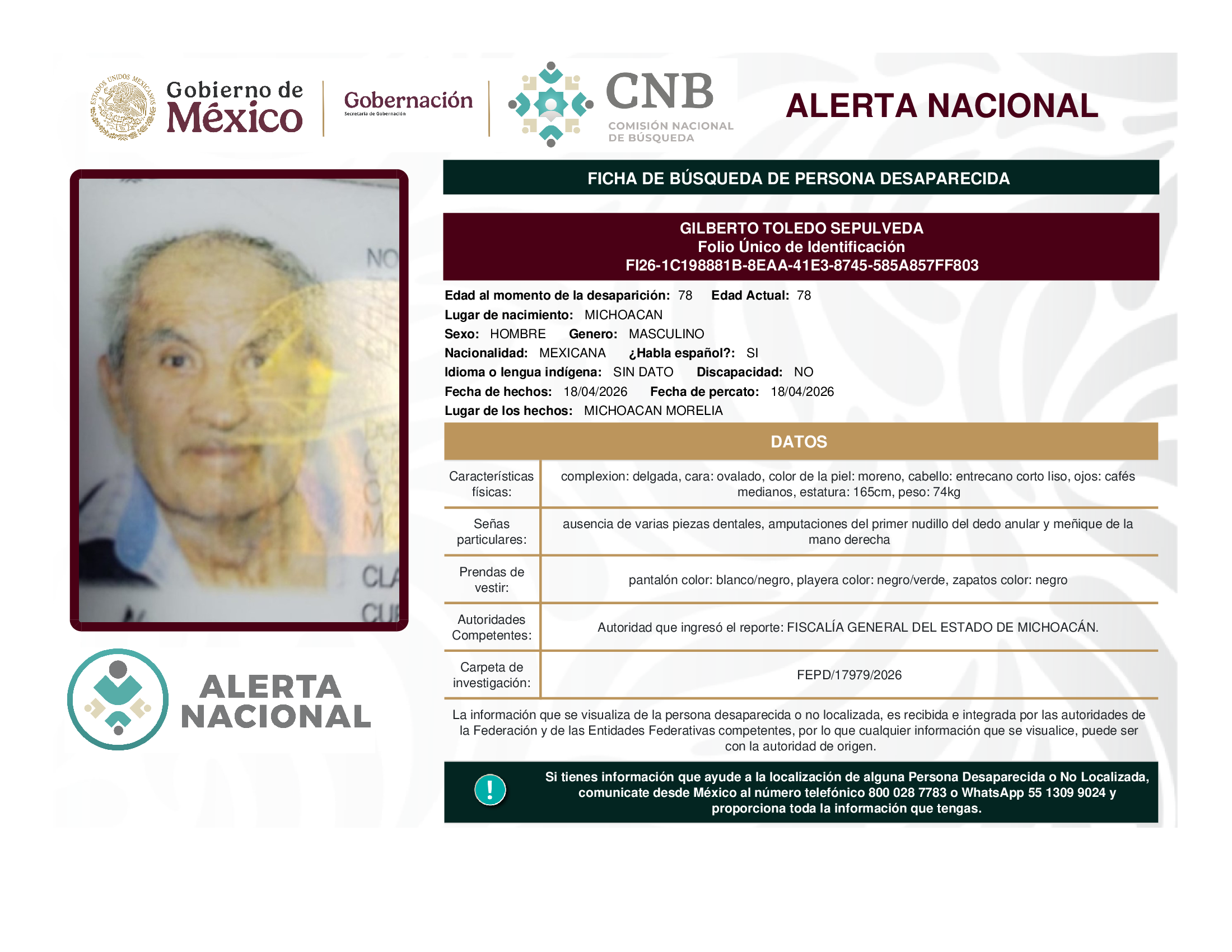 GILBERTO TOLEDO SEPULVEDA