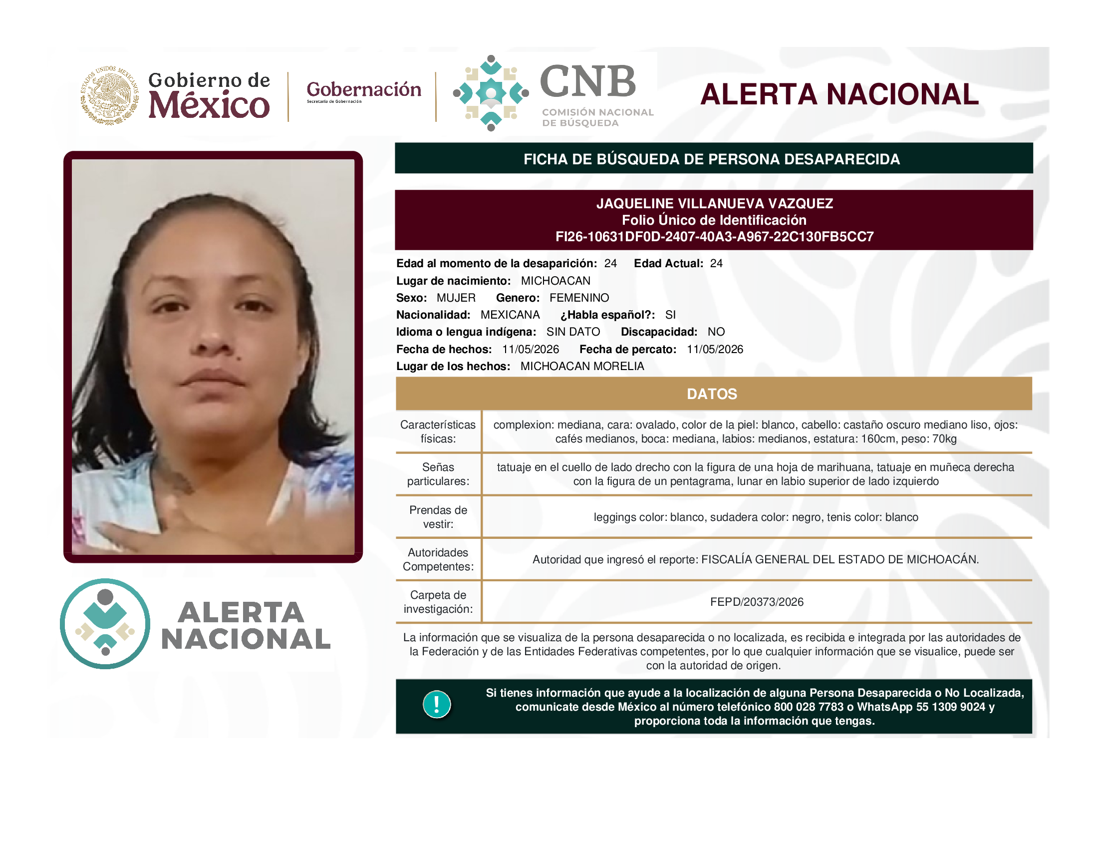 JAQUELINE VILLANUEVA VAZQUEZ