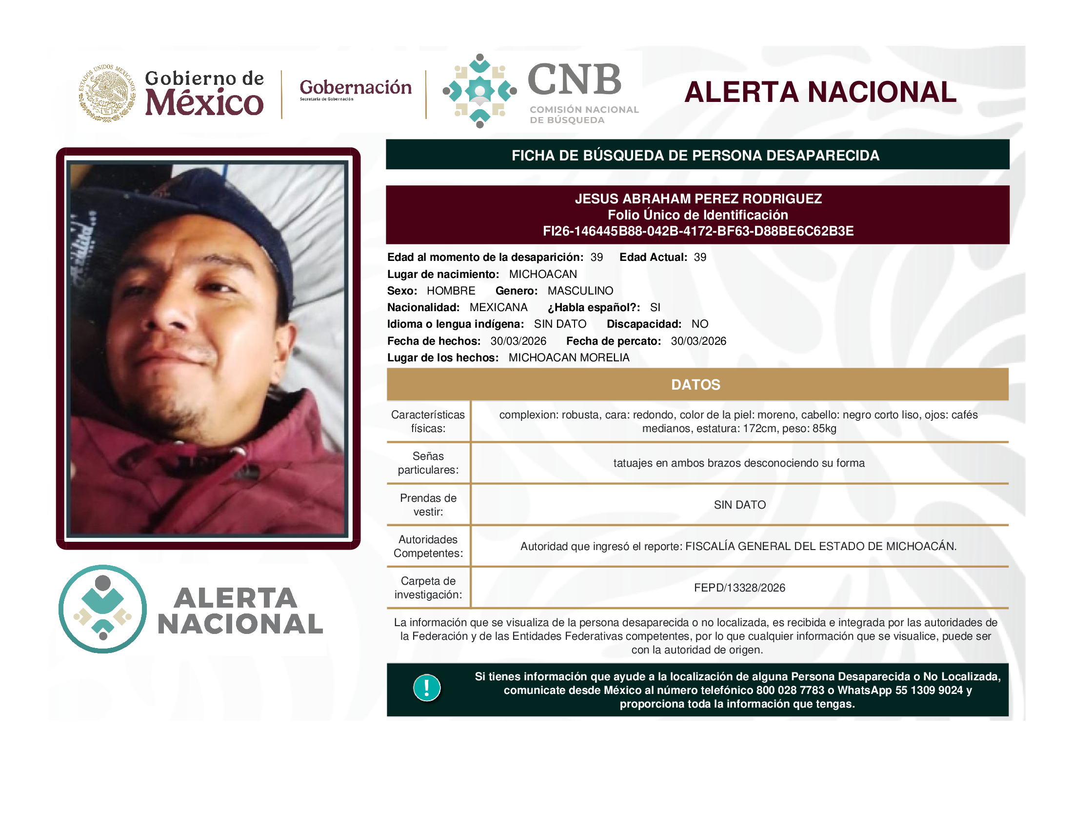 JESUS ABRAHAM PEREZ RODRIGUEZ