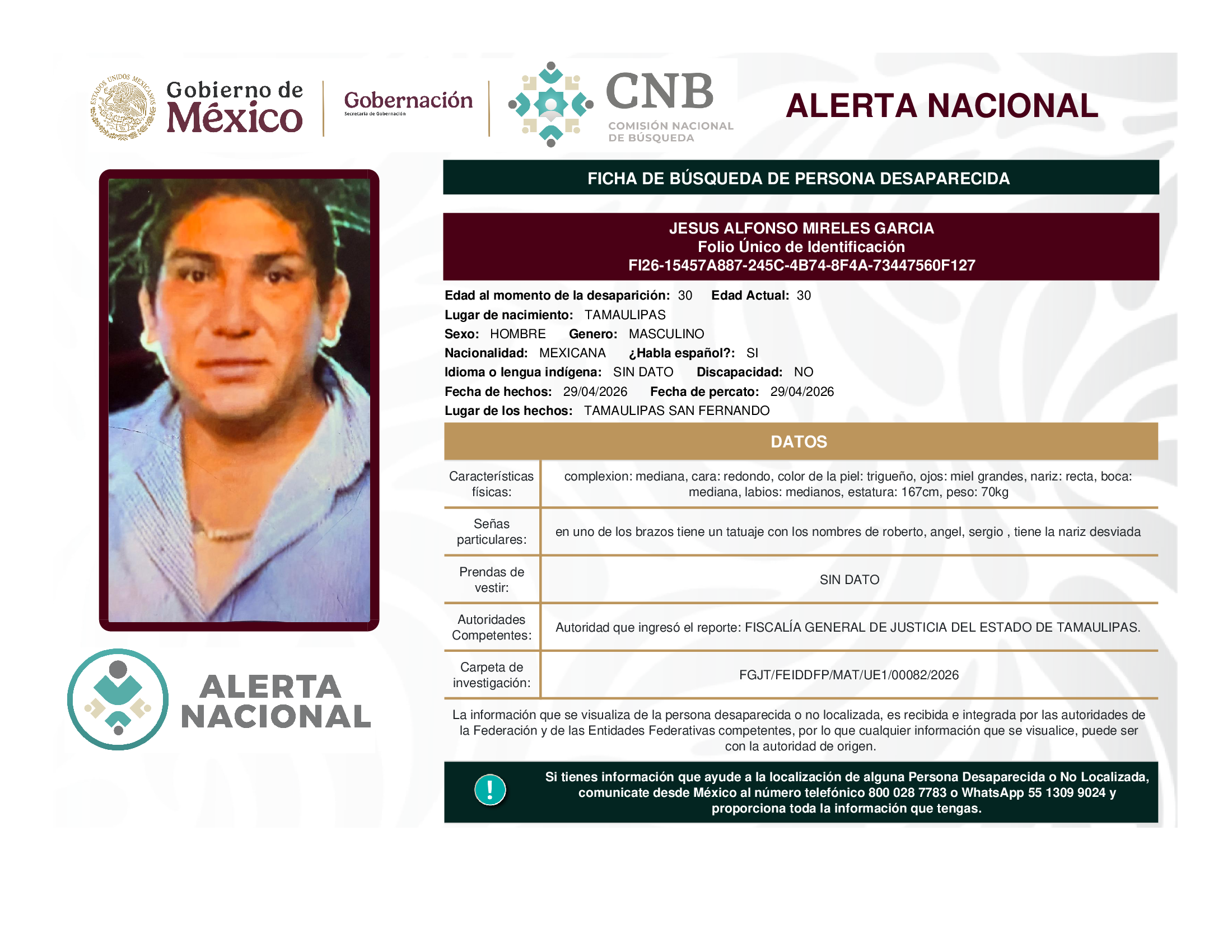 JESUS ALFONSO MIRELES GARCIA