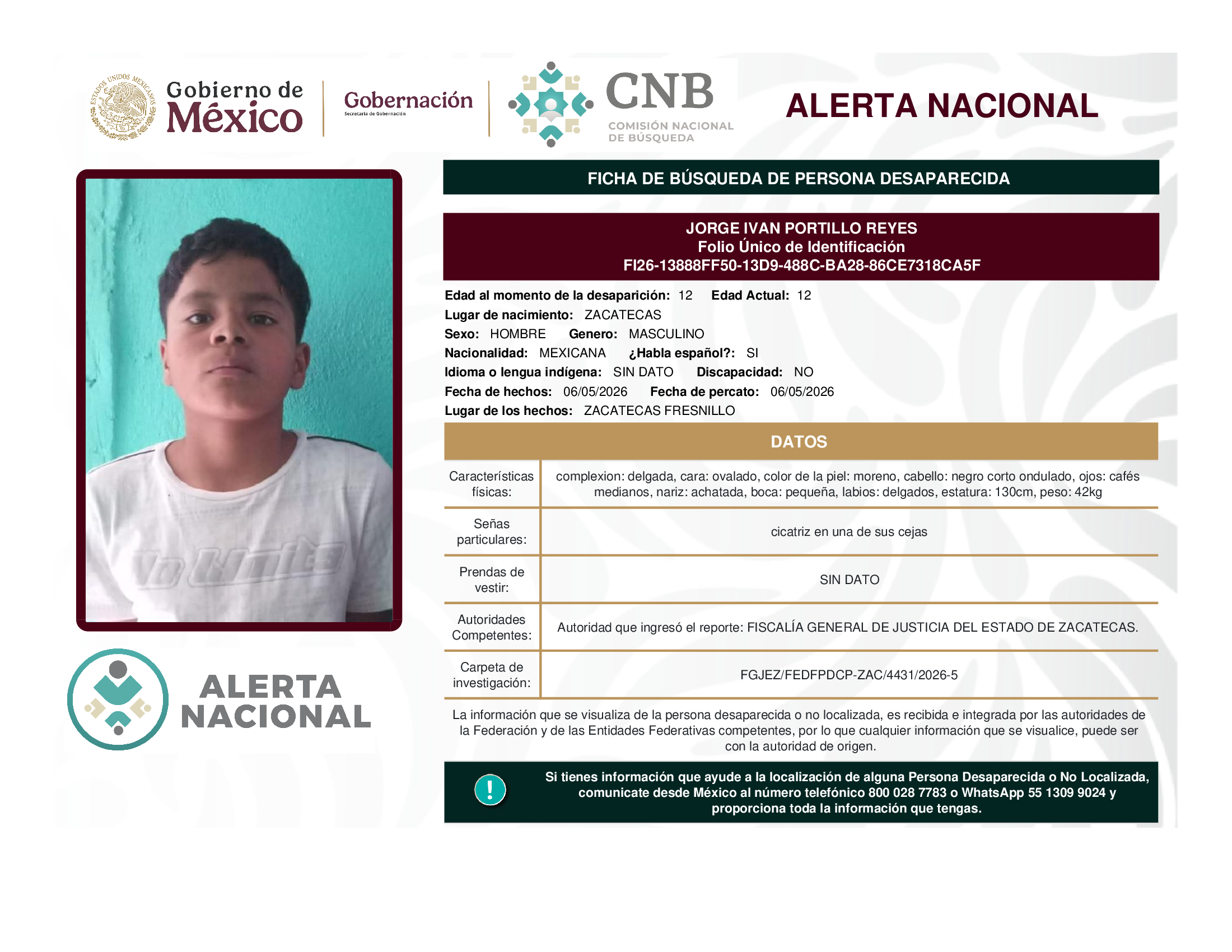 JORGE IVAN PORTILLO REYES