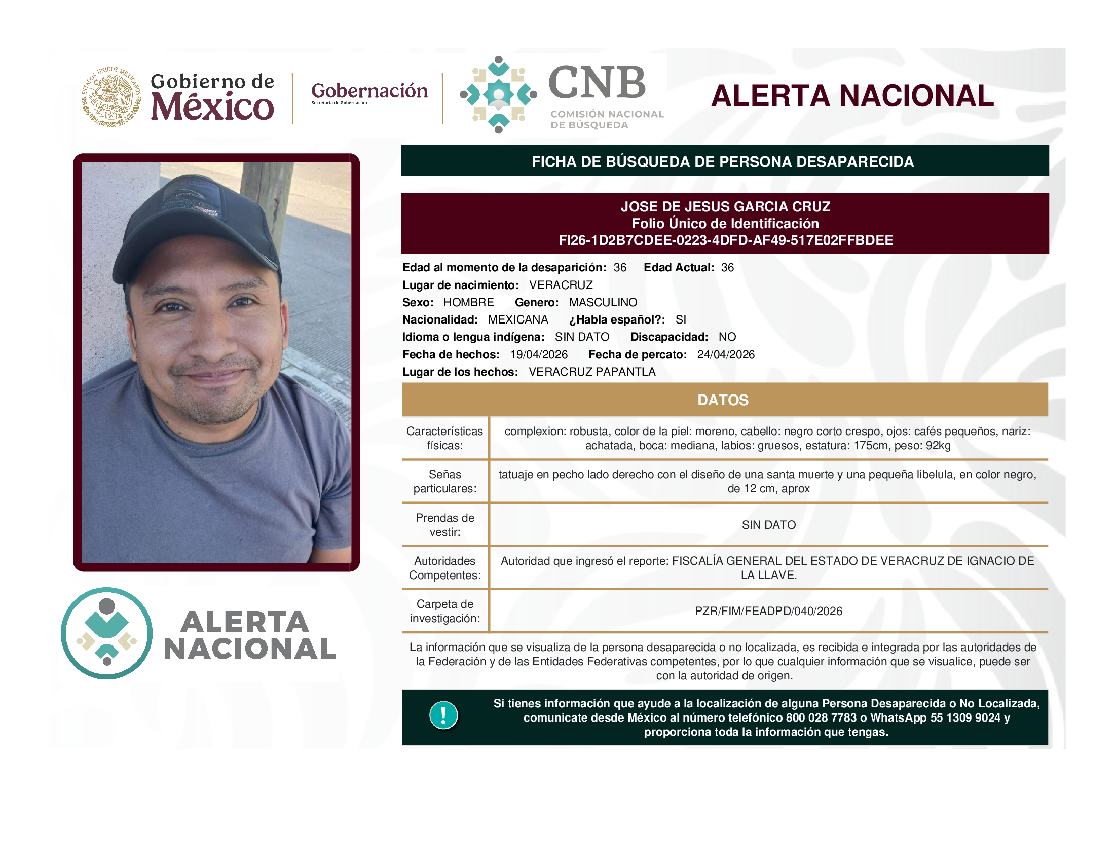 JOSE DE JESUS GARCIA CRUZ