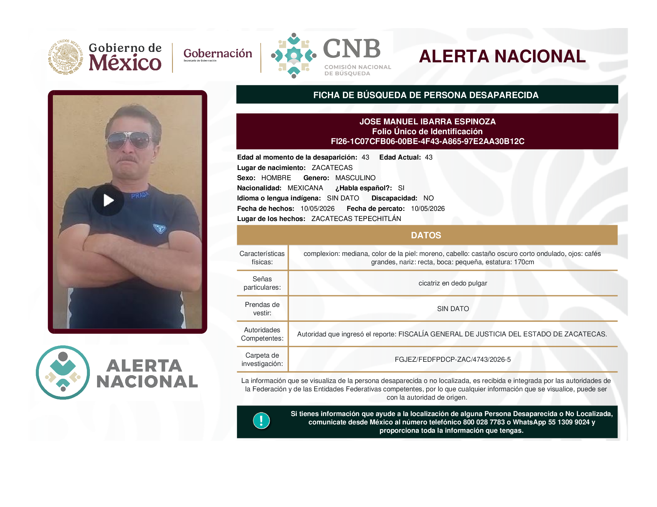 JOSE MANUEL IBARRA ESPINOZA