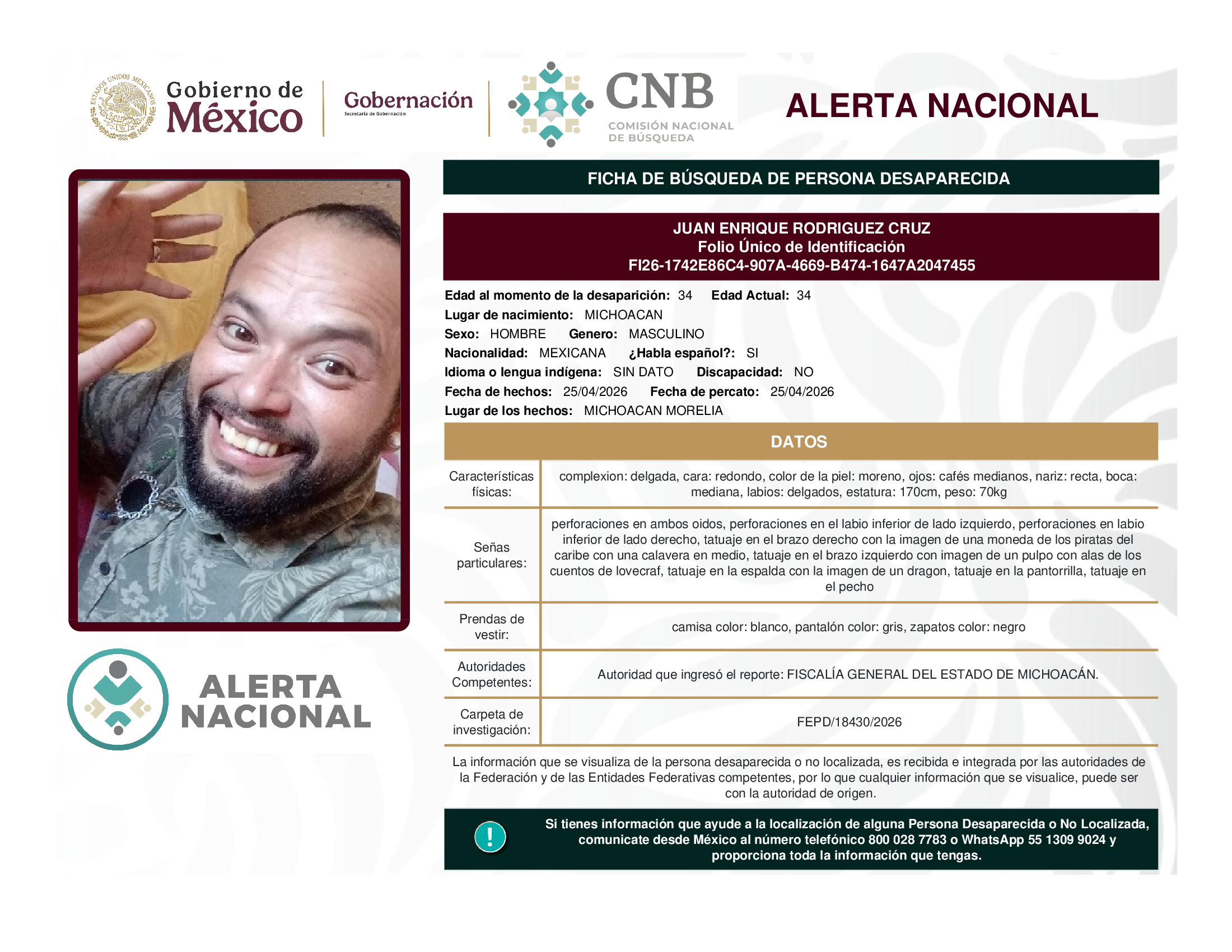 JUAN ENRIQUE RODRIGUEZ CRUZ