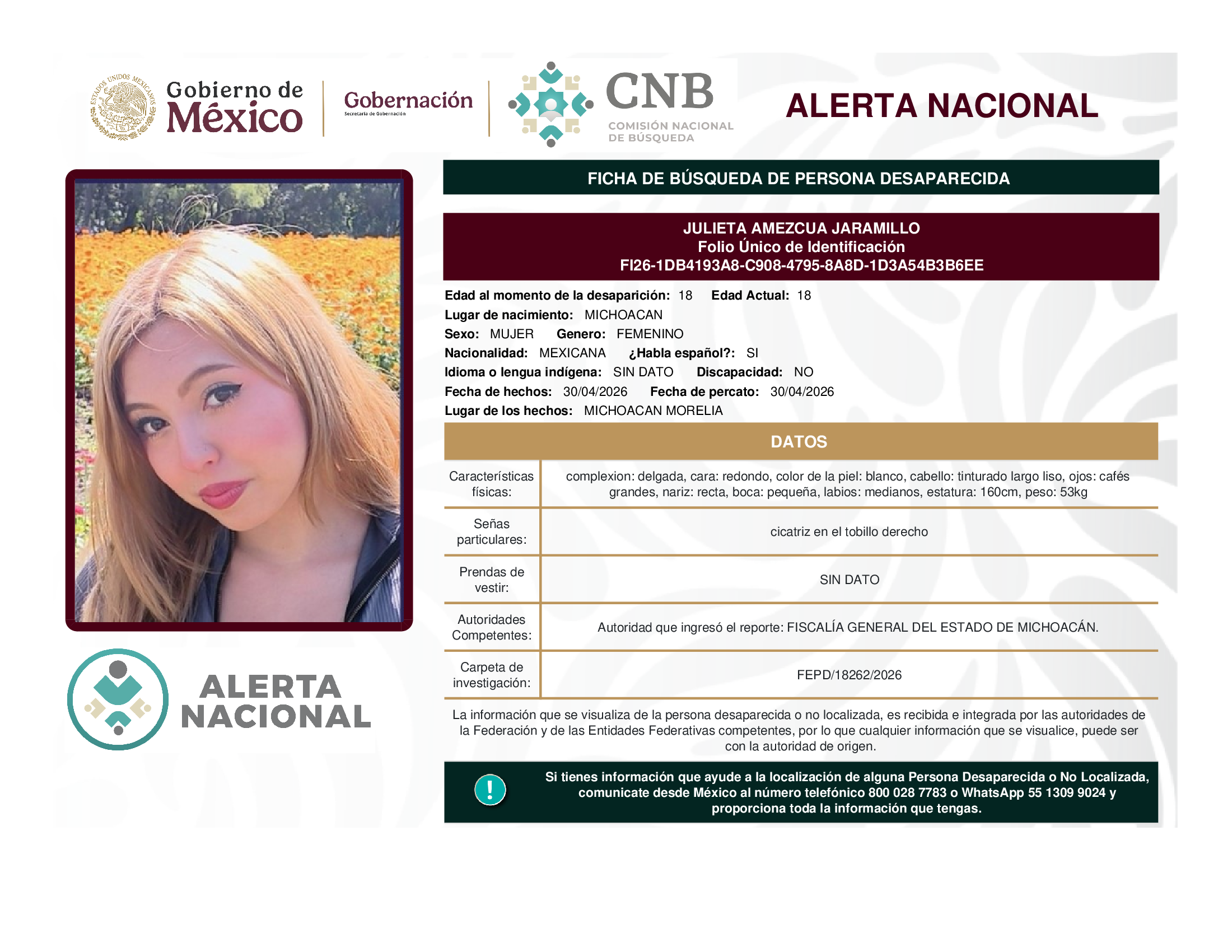JULIETA AMEZCUA JARAMILLO