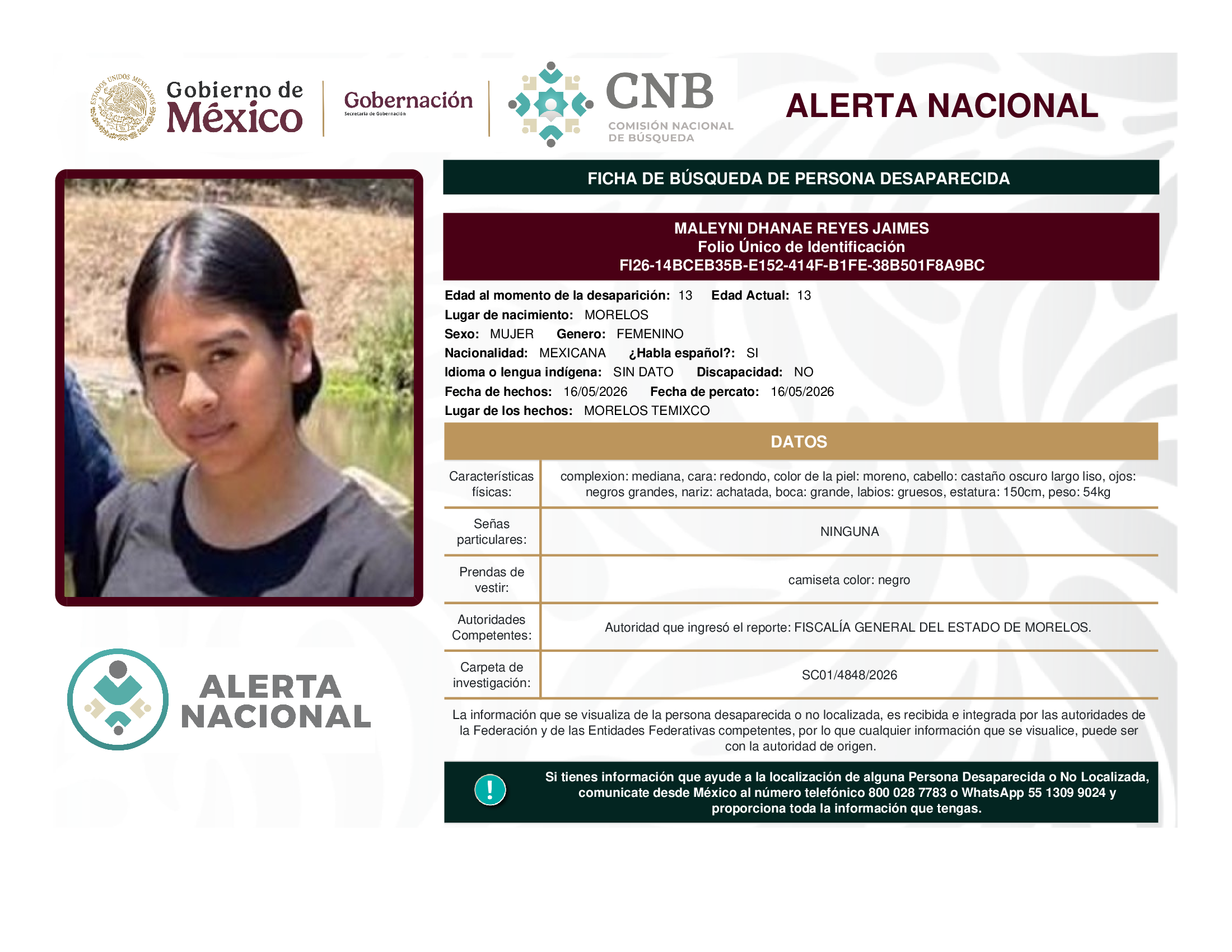 MALEYNI DHANAE REYES JAIMES