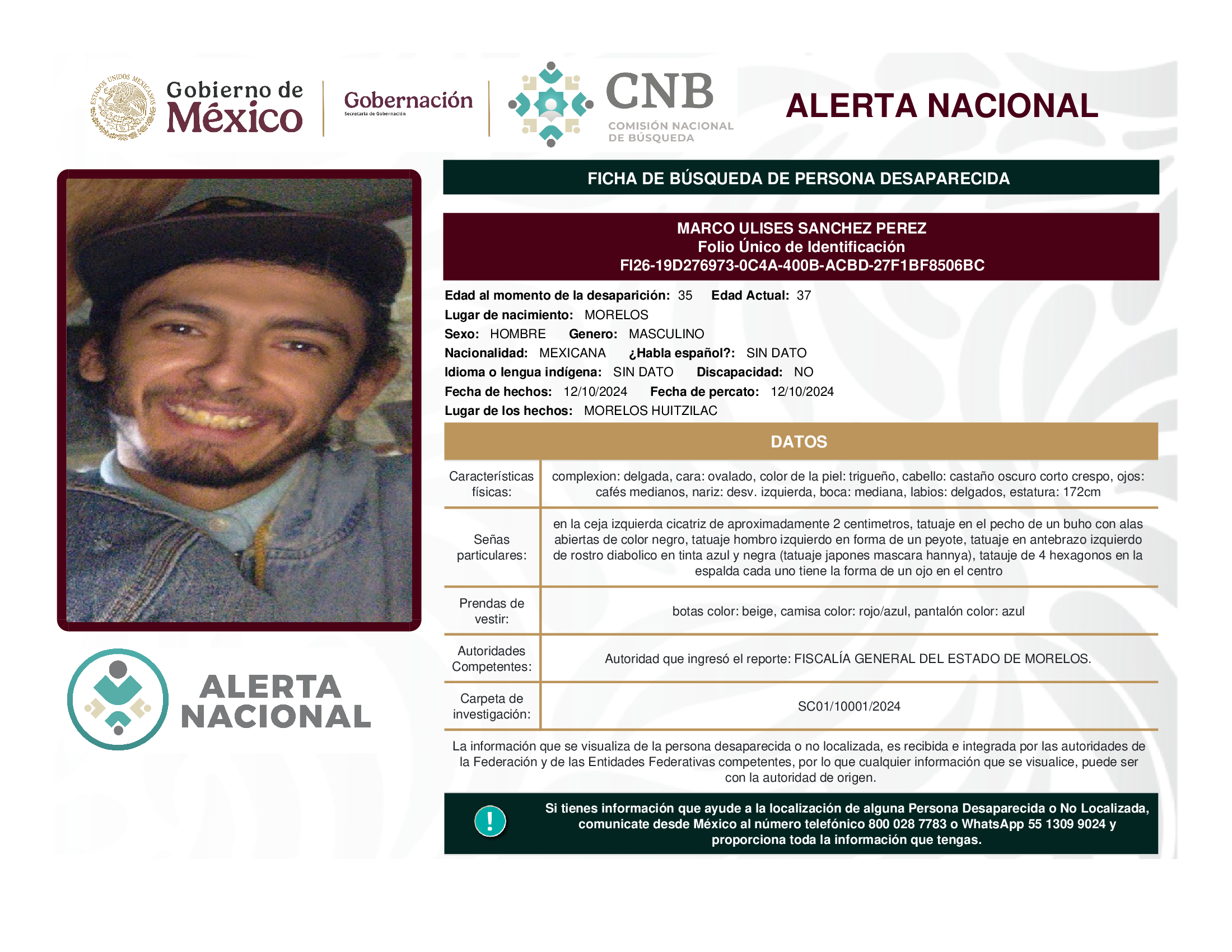 MARCO ULISES SANCHEZ PEREZ