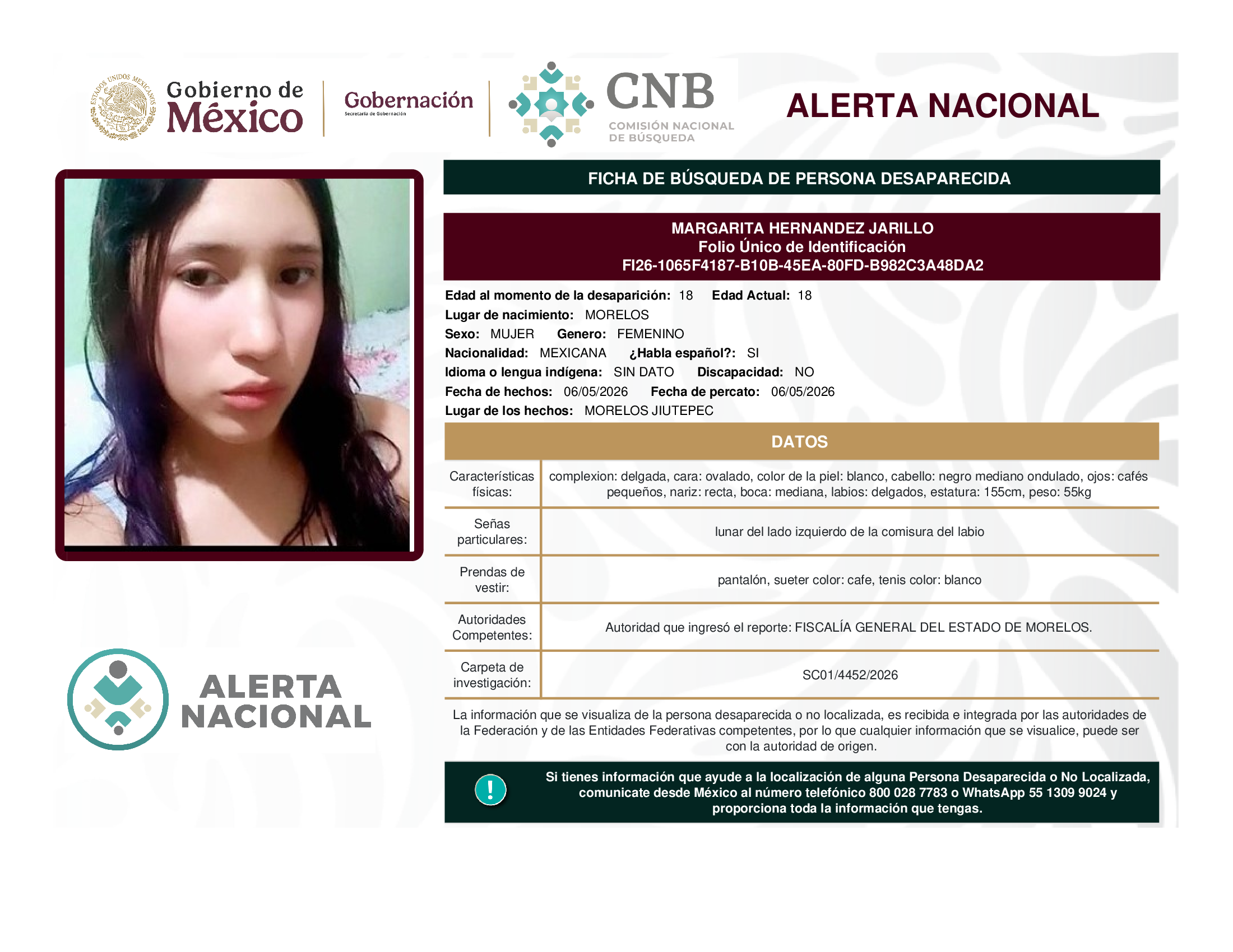 MARGARITA HERNANDEZ JARILLO