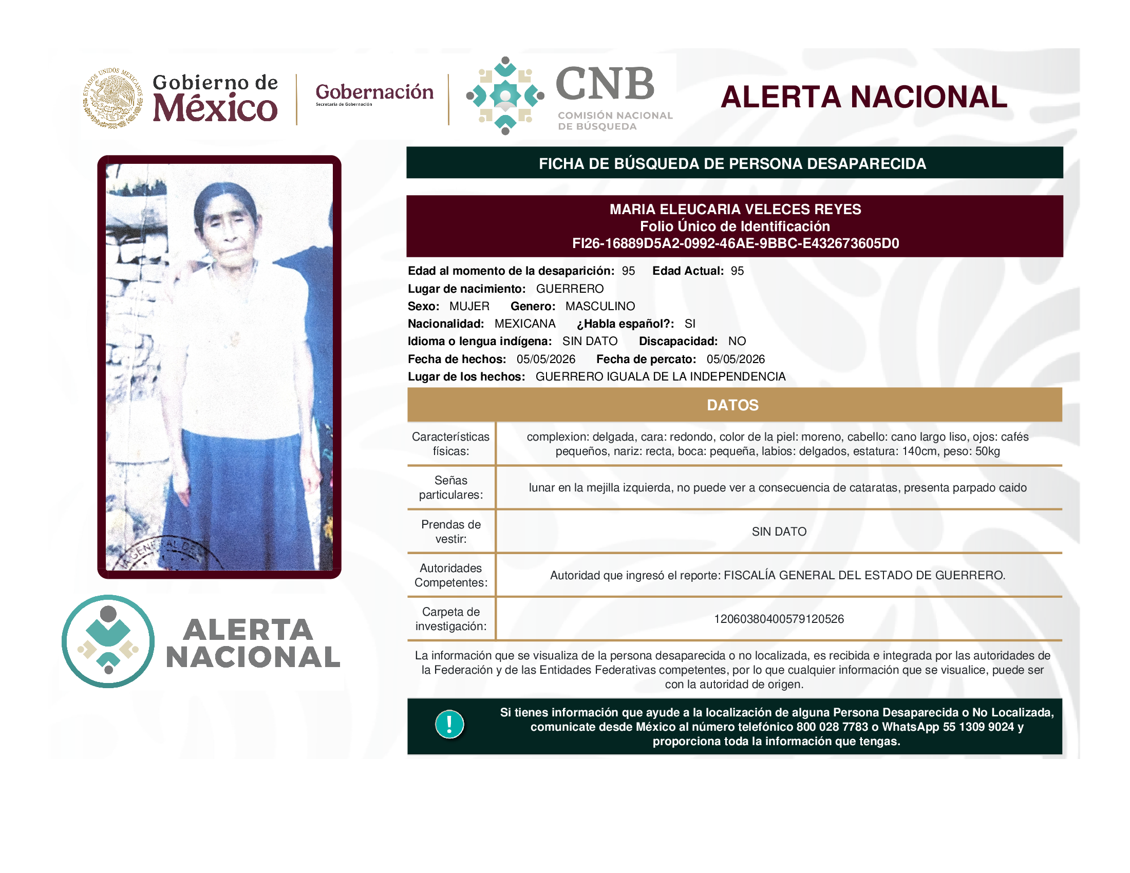 MARIA ELEUCARIA VELECES REYES