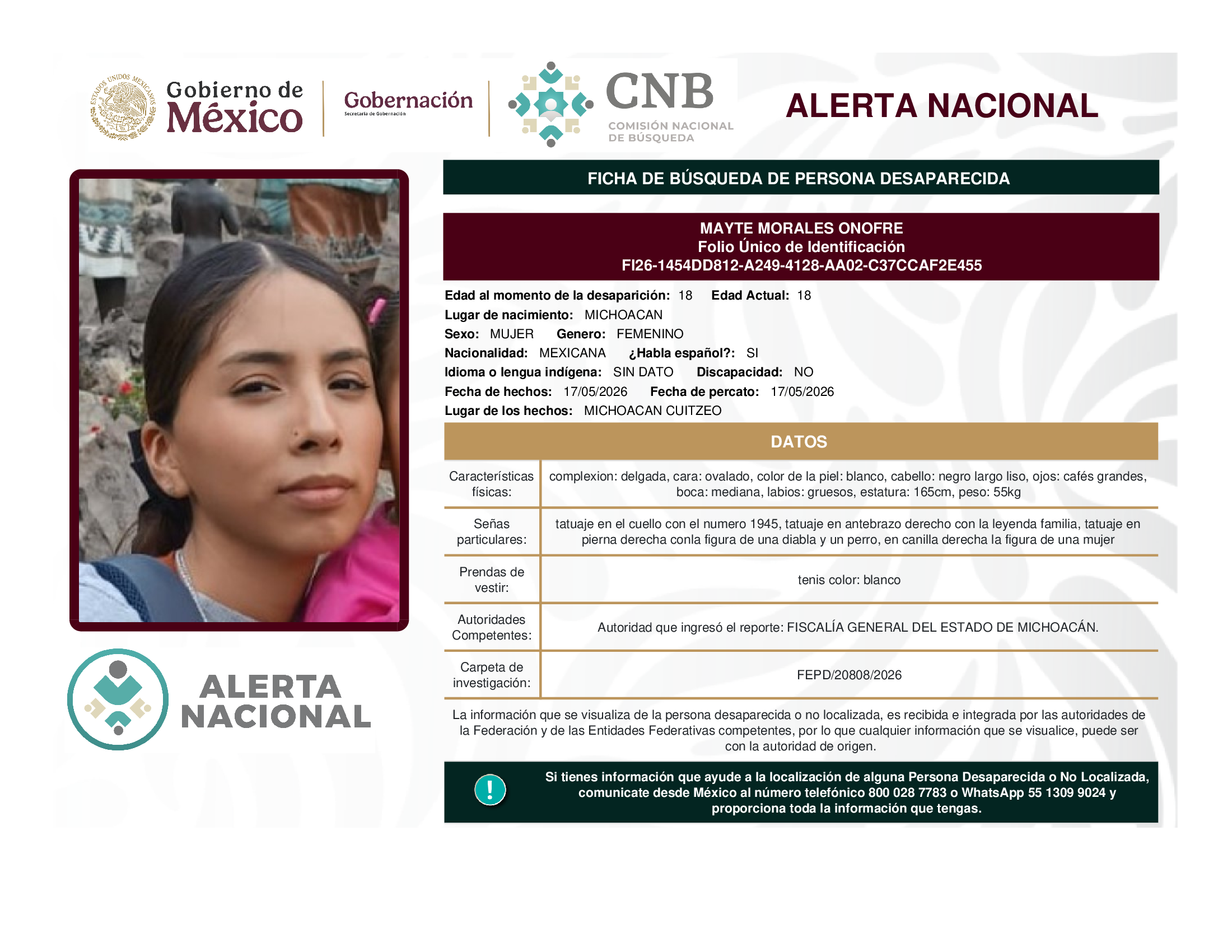 MAYTE MORALES ONOFRE