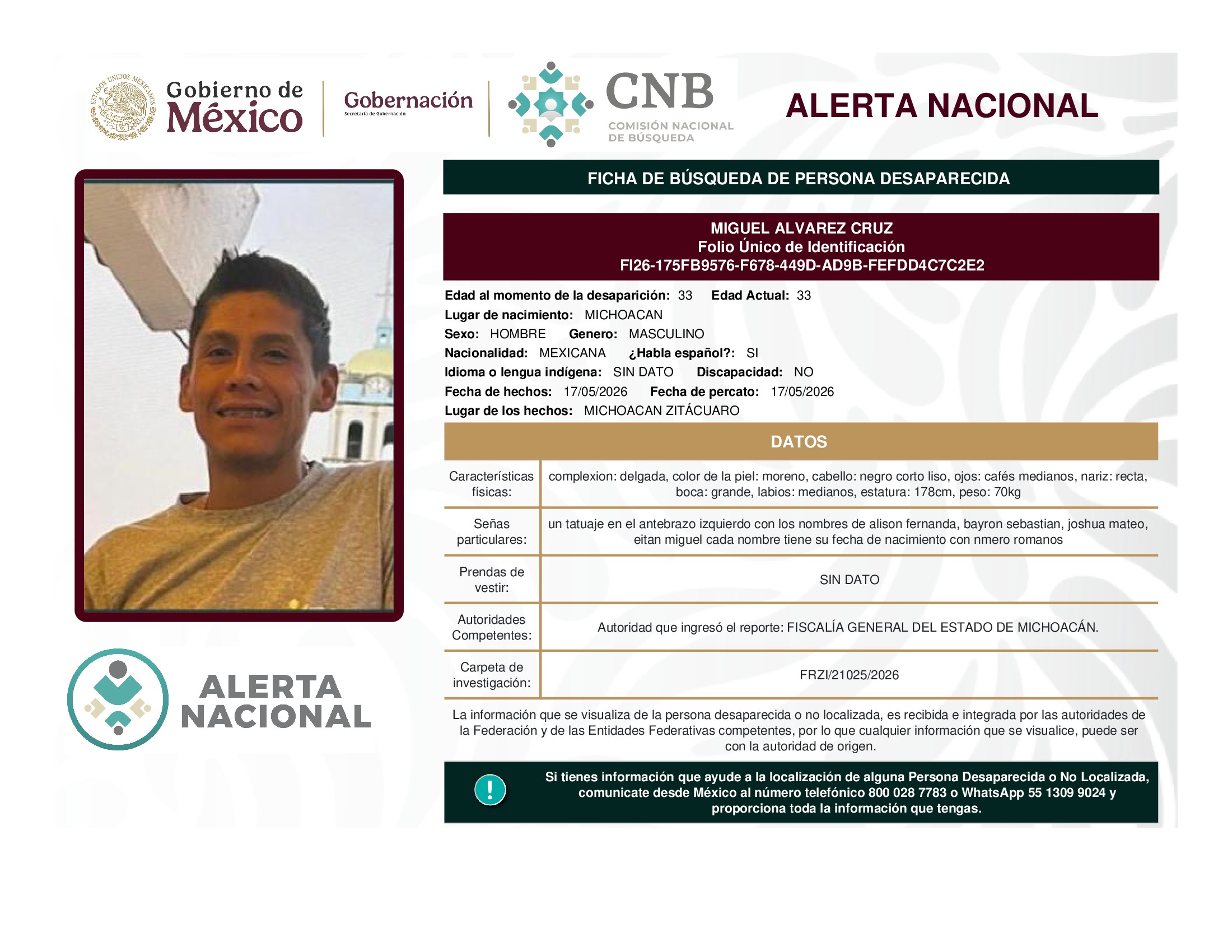 MIGUEL ALVAREZ CRUZ