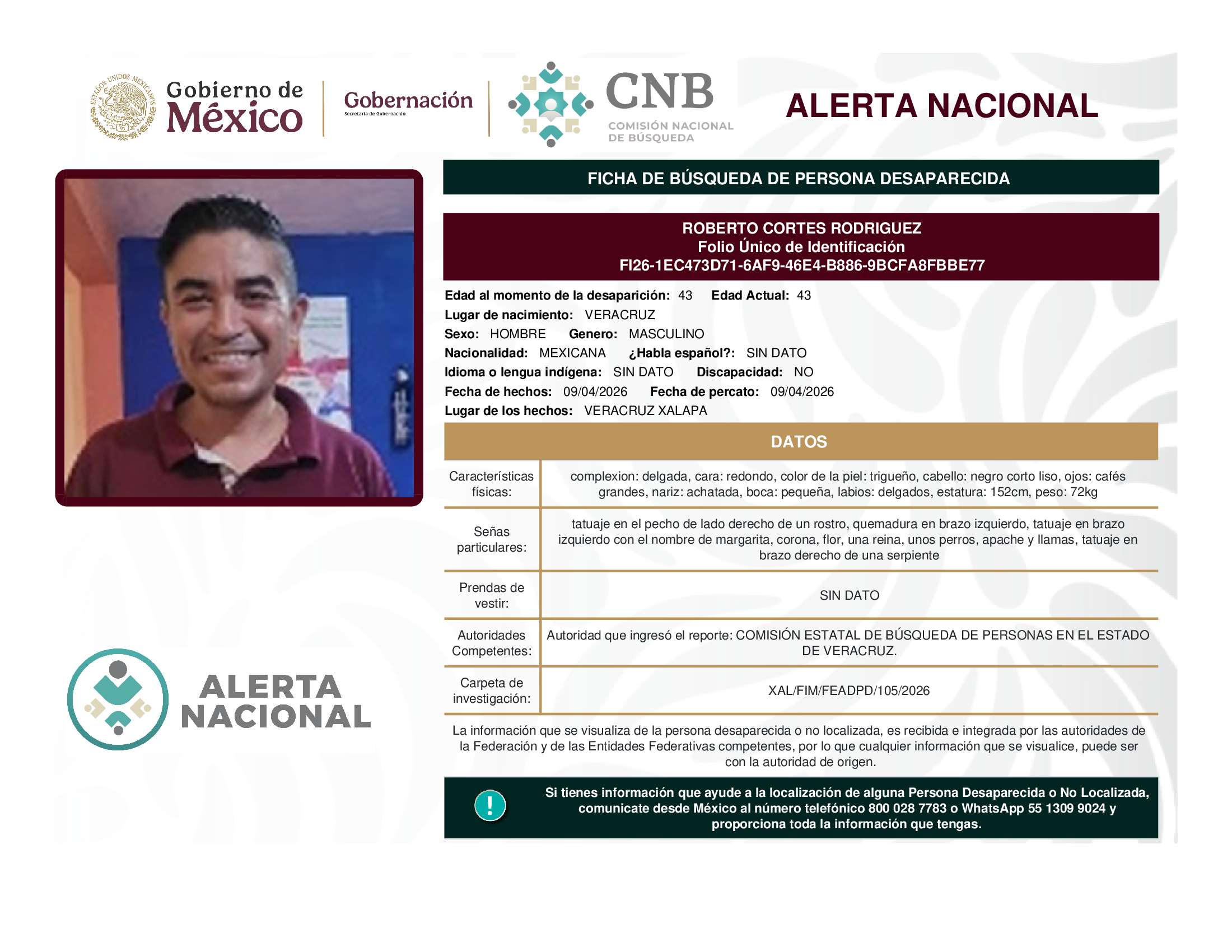 ROBERTO CORTES RODRIGUEZ