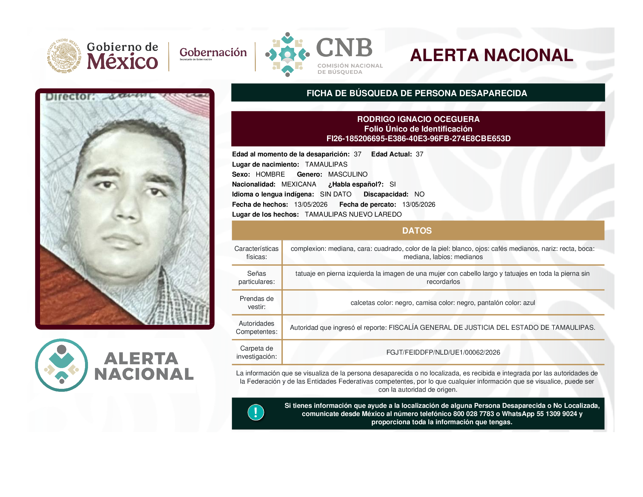 RODRIGO IGNACIO OCEGUERA