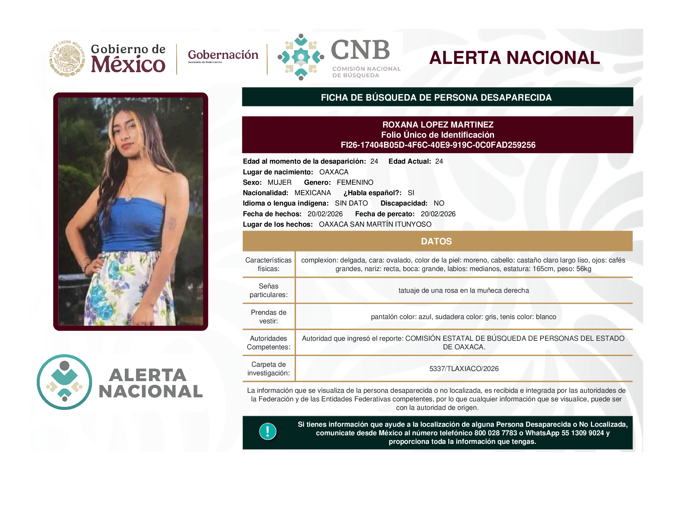 ROXANA LOPEZ MARTINEZ