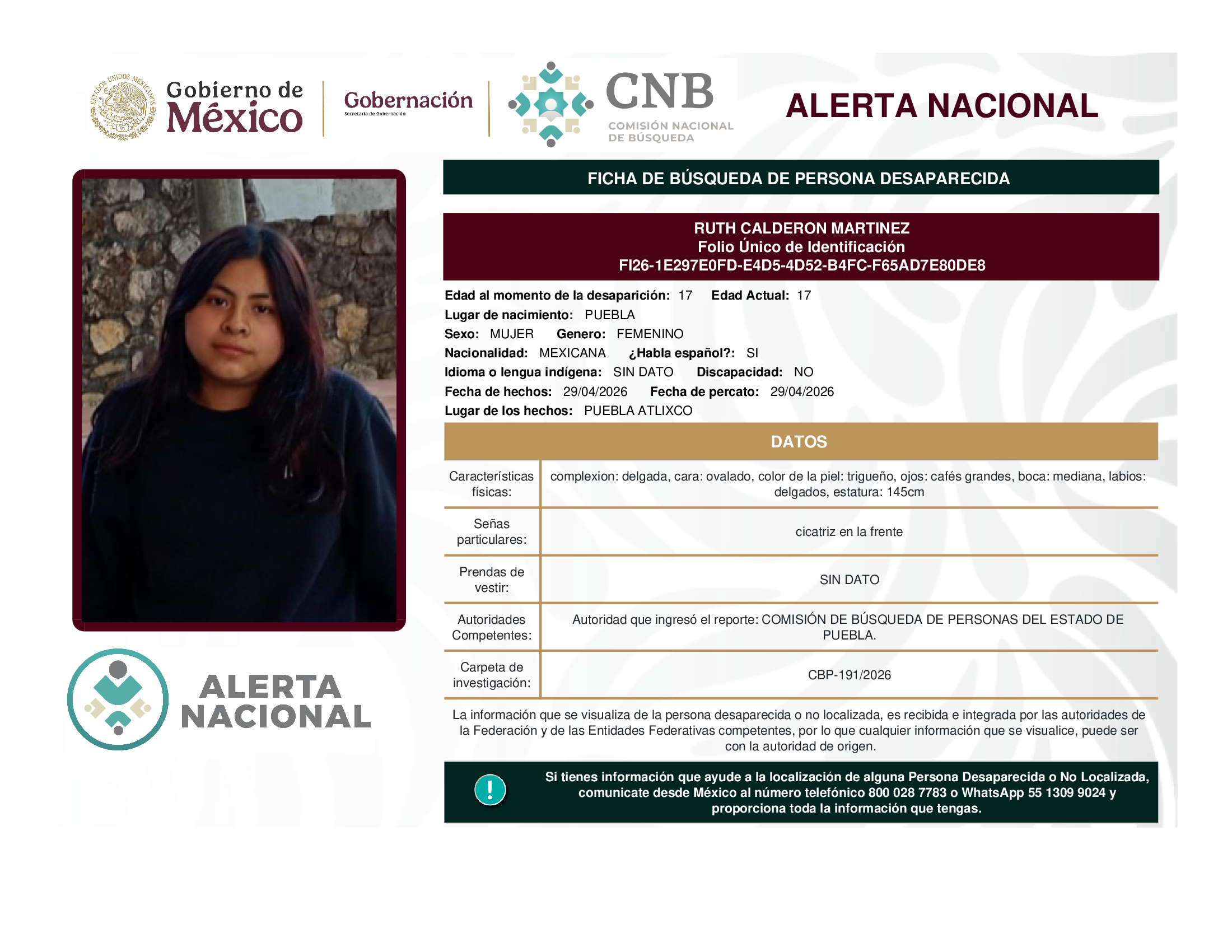 RUTH CALDERON MARTINEZ