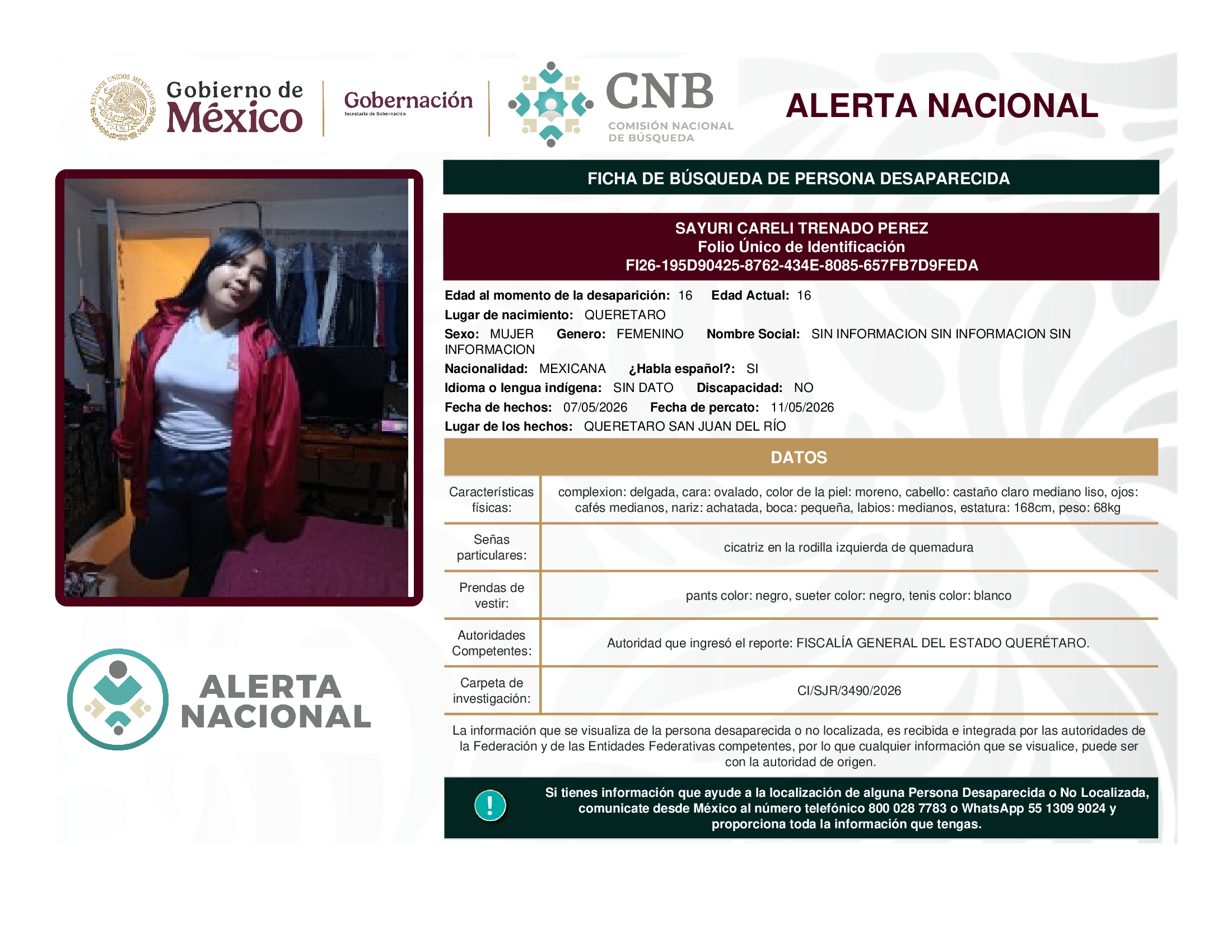 SAYURI CARELI TRENADO PEREZ