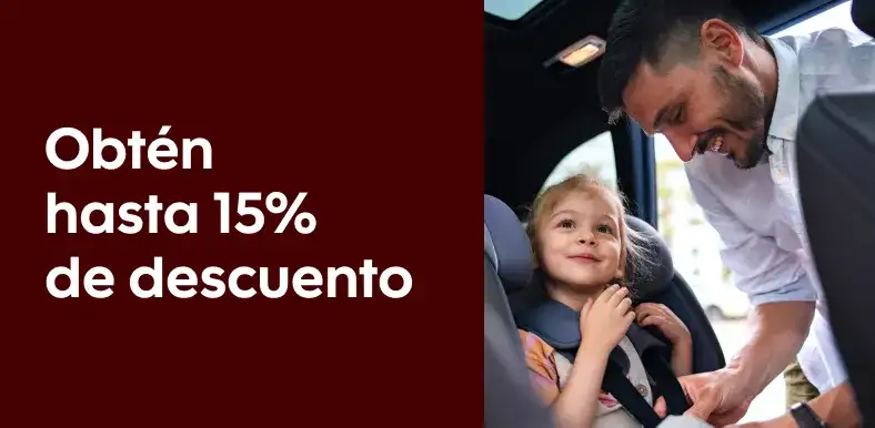 Obtén hasta 15% de descuento