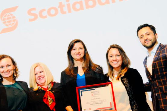 Scotiabank Chile reconocido en el Índice Equidad CL