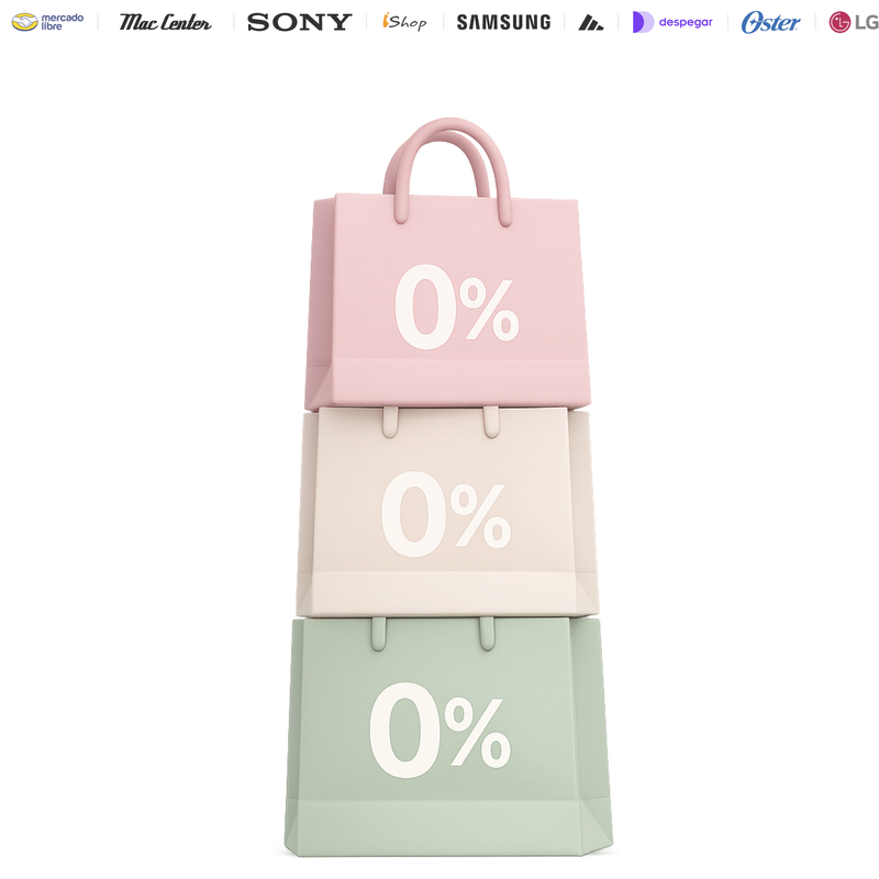 Todo eso que quieres, a tasa 0%.
