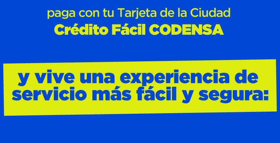 Cr&eacute;dito f&acute;cil codensa