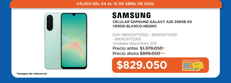 Cr&eacute;dito f&acute;cil codensa