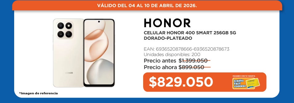 Cr&eacute;dito f&acute;cil codensa