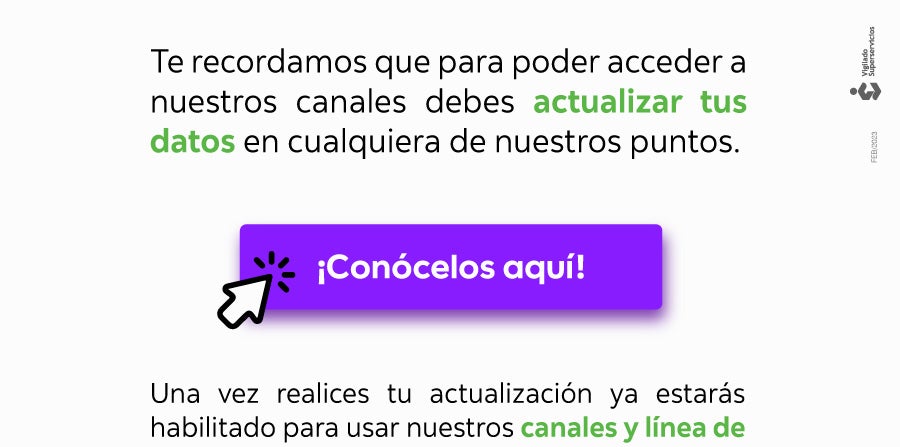 Actulización de Datos Clientes WhatsApp